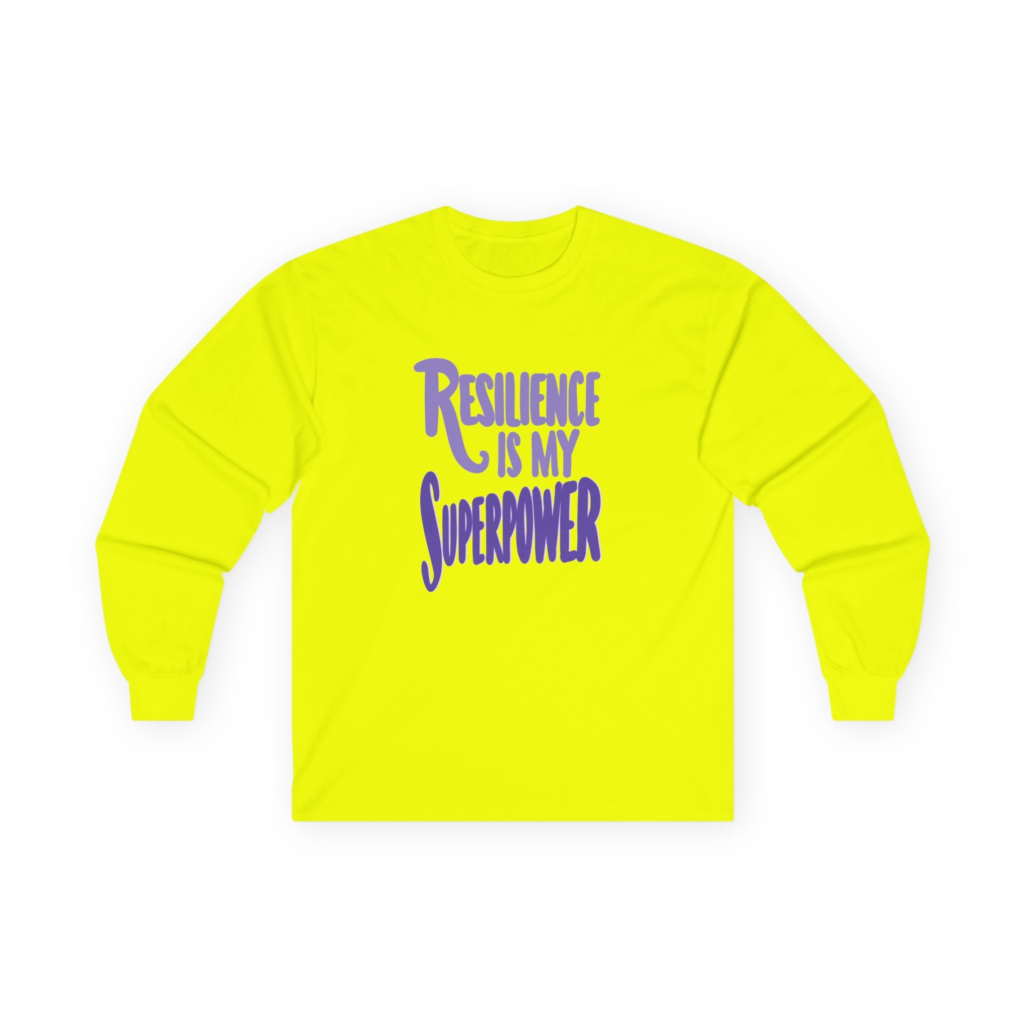 Resilience is My Superpower Long Sleeve Tee - Unisex Inspirational Cotton Shirt