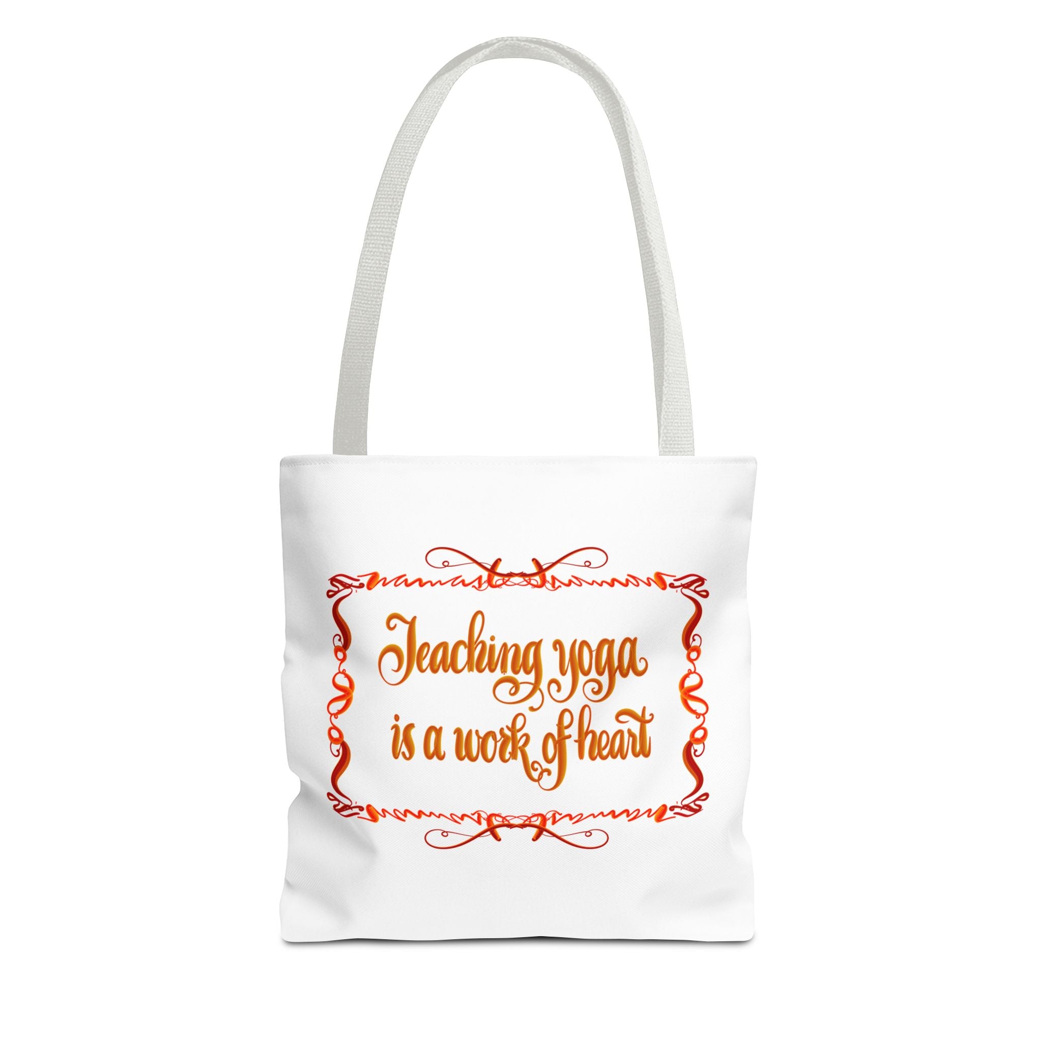 Yoga Teacher Tote Bag – "Teaching Yoga is a Work of Heart"