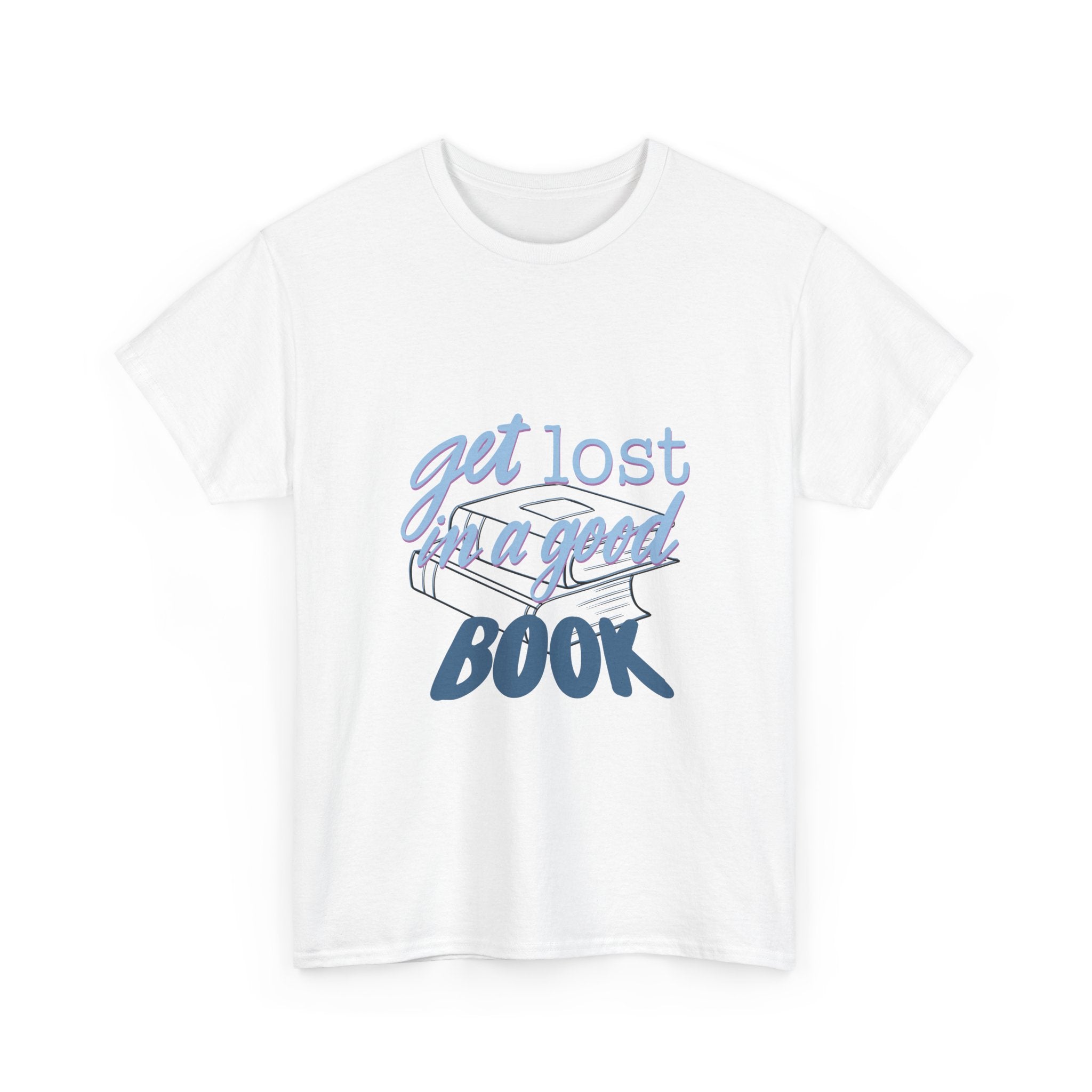 Get Lost in a Good Book Unisex Heavy Cotton Tee - Perfect for Book Lovers