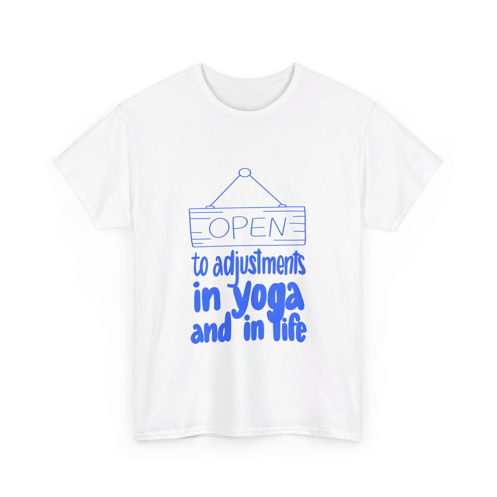OPEN TO ADJUSTMENTS Unisex Heavy Cotton Tee