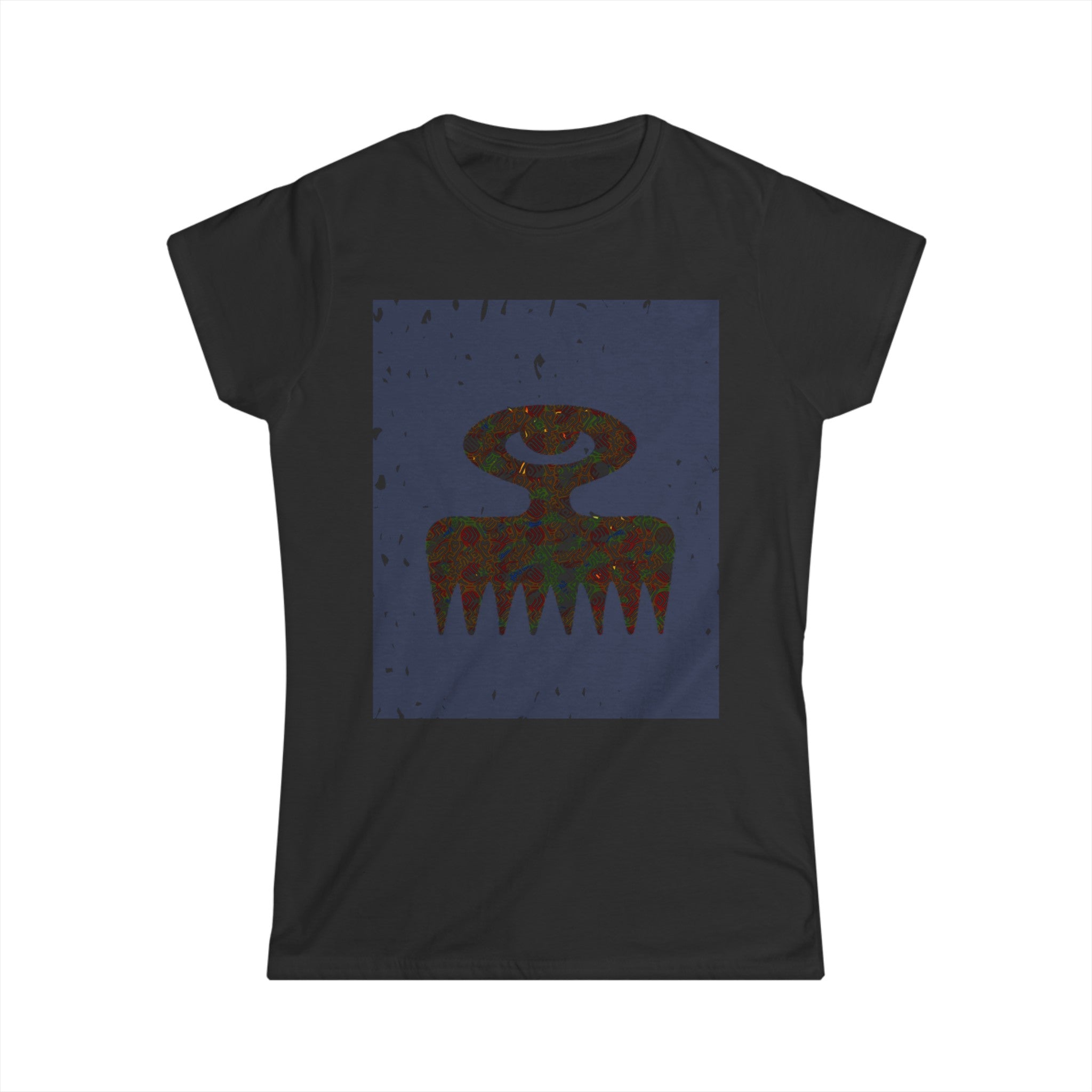 BEAUTY_ ADINKRA SYMBOL Women's Softstyle Tee