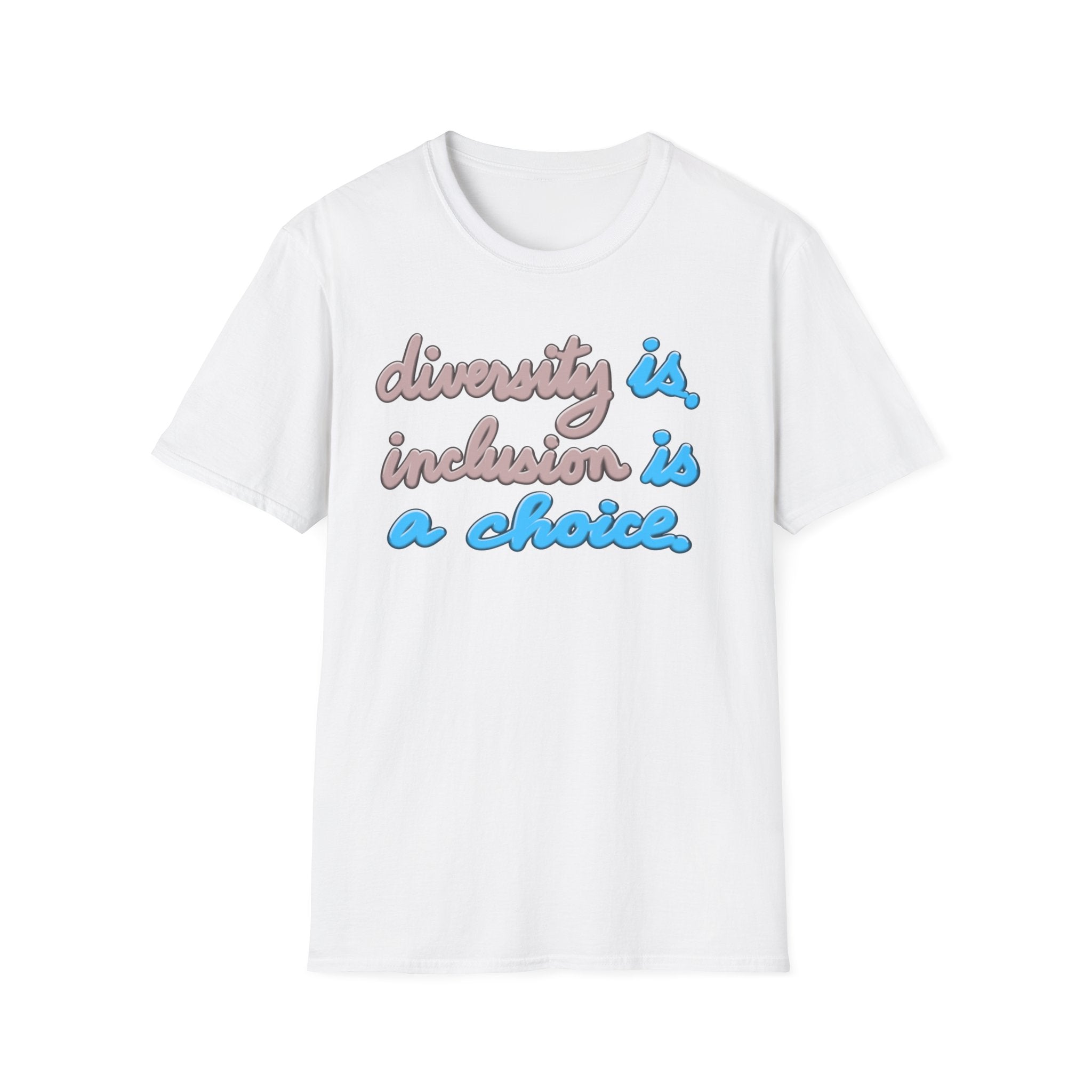 DIVERSITY VS INCLUSION Unisex Softstyle T-Shirt