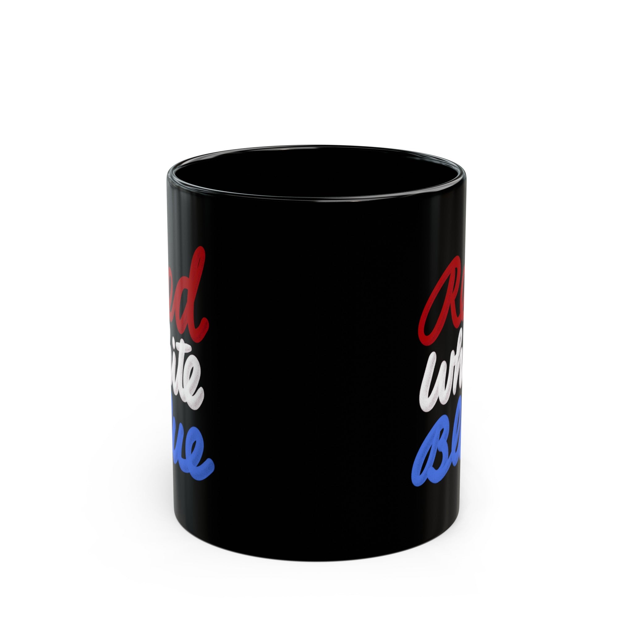 RED WHITE BLUE Black Mug (11oz, 15oz)