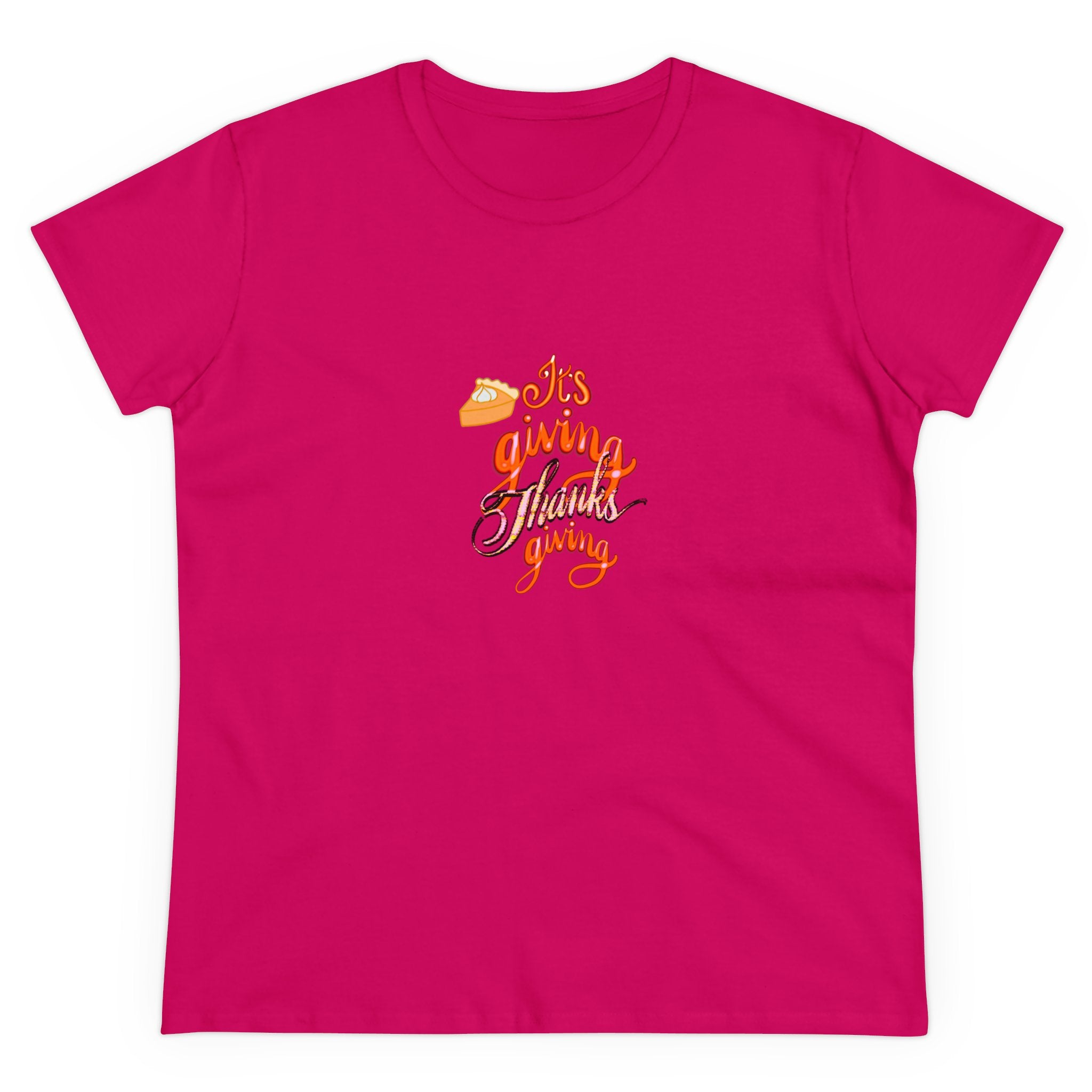 IT’S GIVING THANKSGIVING Women's Midweight Cotton Tee