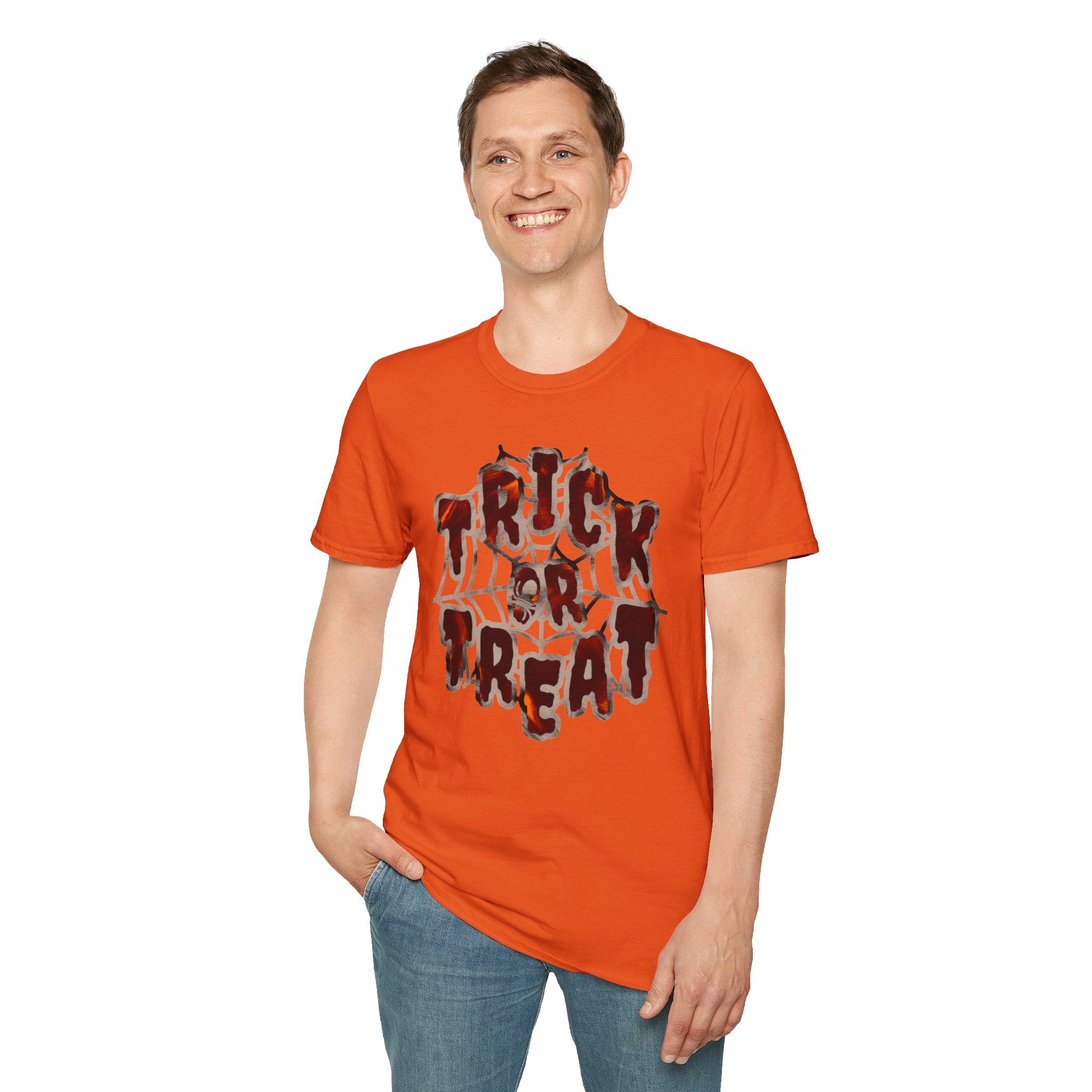 TRICK OR TREAT HALLOWEEN Softstyle T-Shirt