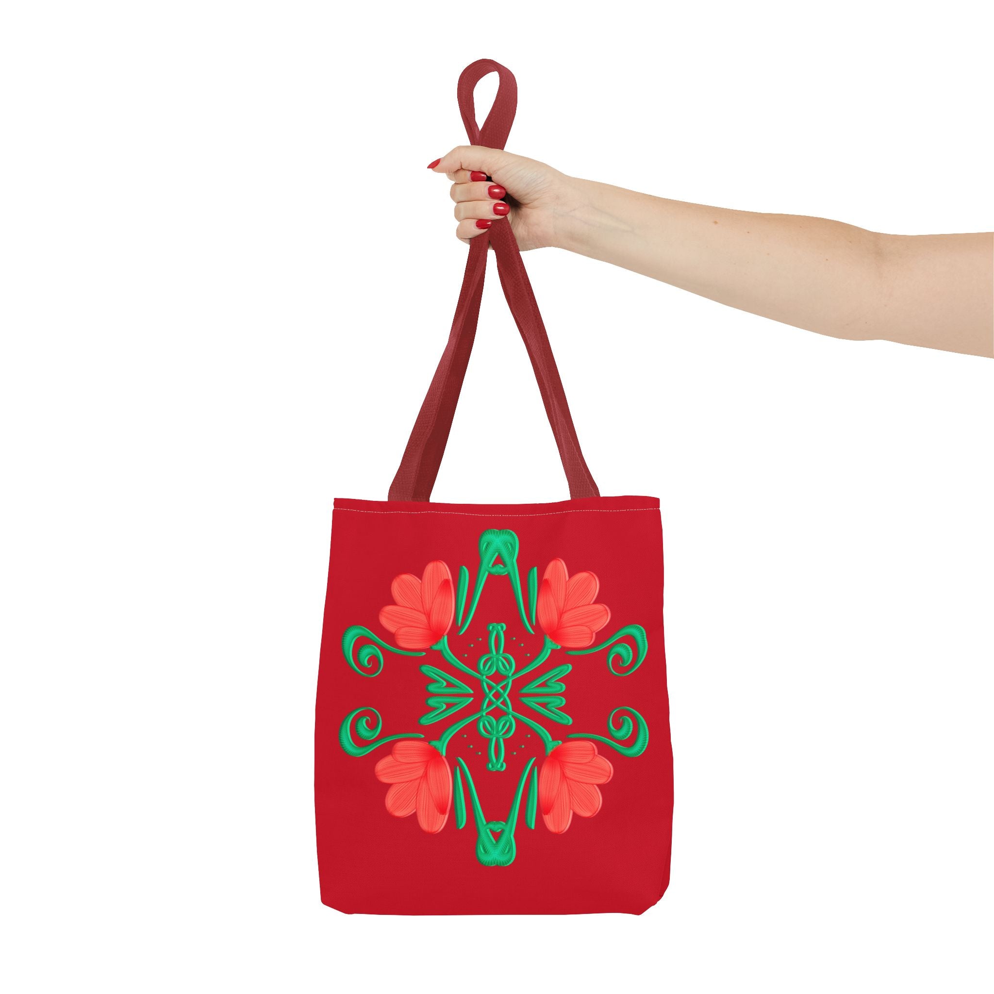 Vibrant Floral Pattern Tote Bag - Perfect for Spring Style & Everyday Use