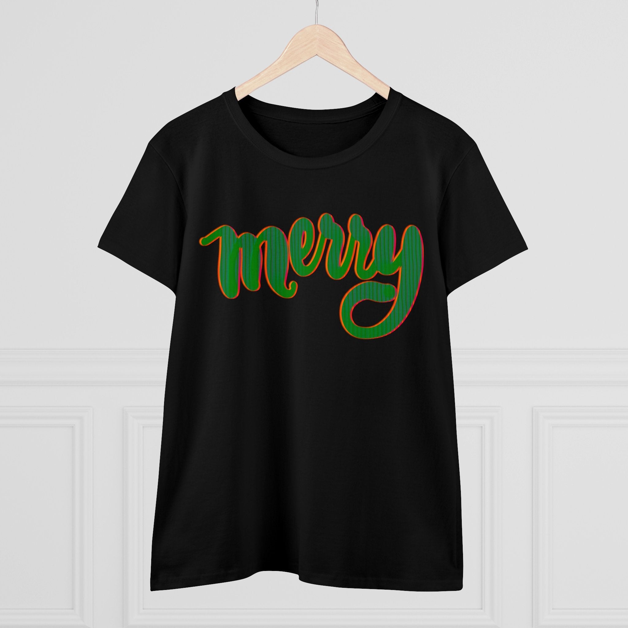 MERRY Women's Midweight Cotton Tee