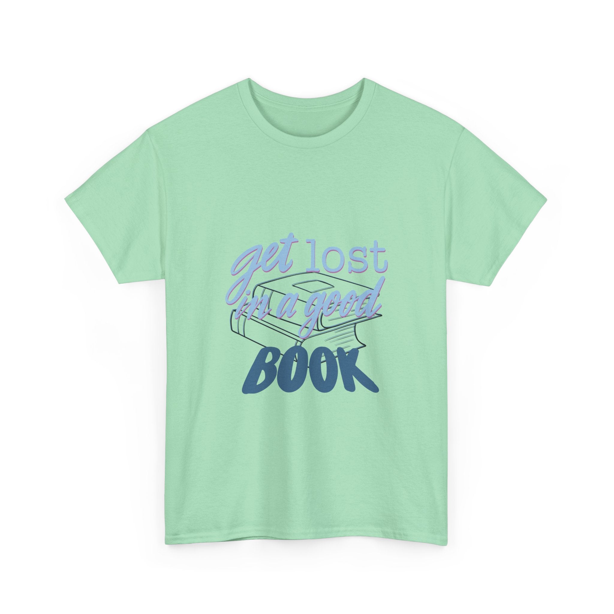 Get Lost in a Good Book Unisex Heavy Cotton Tee - Perfect for Book Lovers