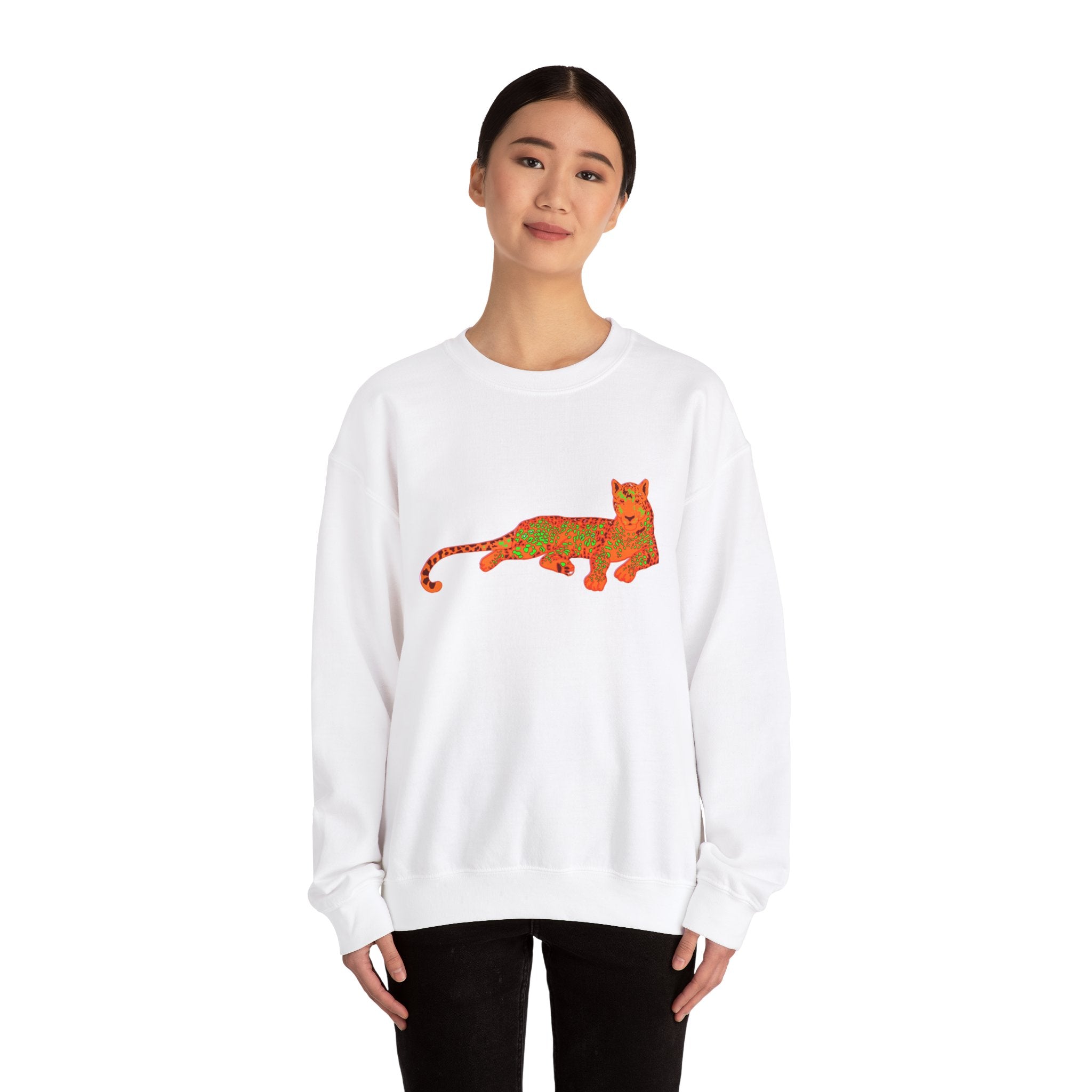 Colorful Leopard Crewneck Sweatshirt