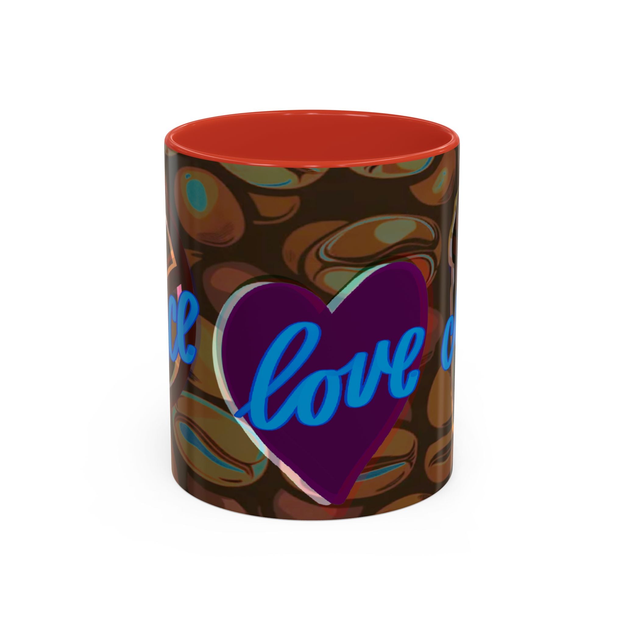 PEACE LOVE COFFEE Accent Coffee Mug (11 oz)