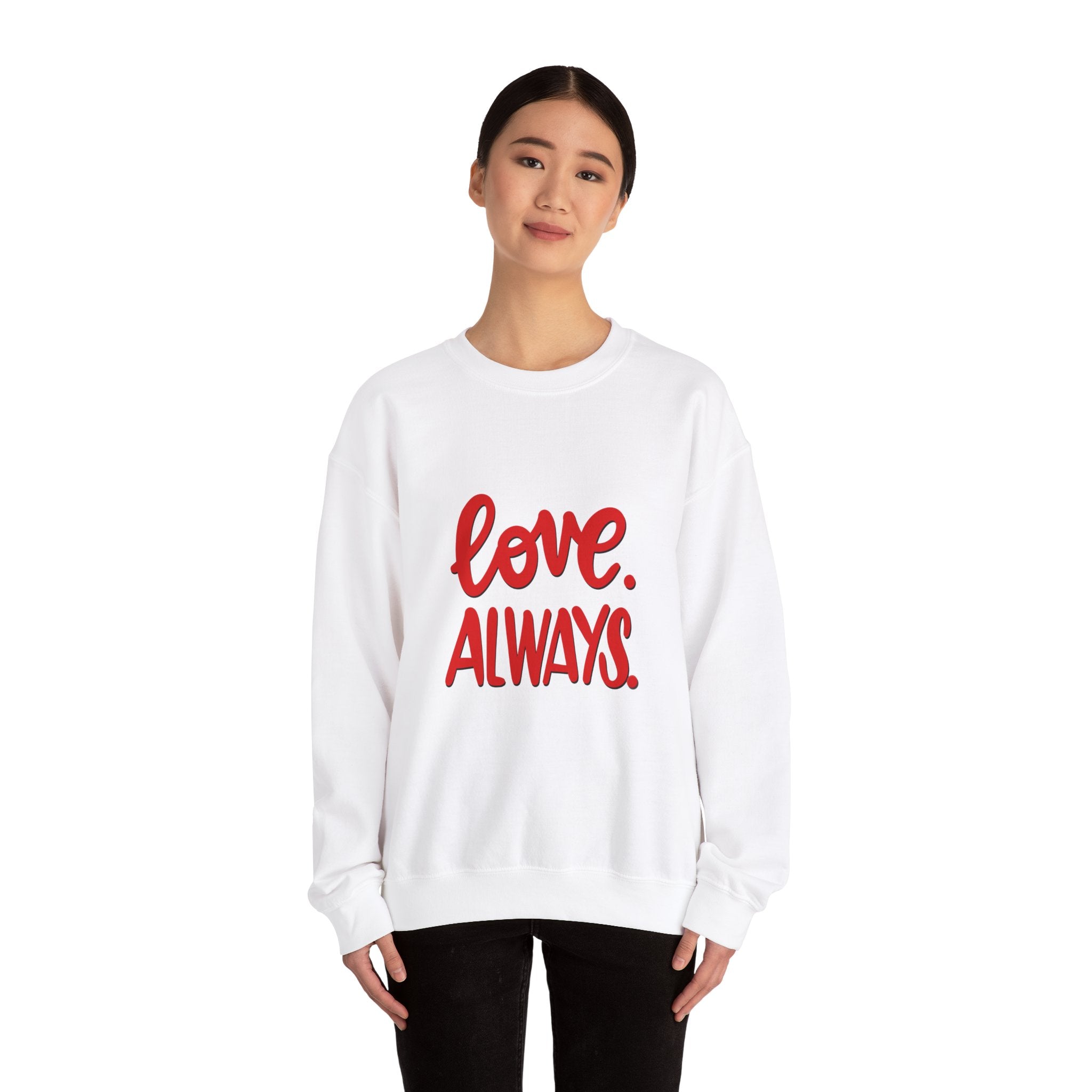 LOVE.ALWAYS. Unisex Heavy Blend™ Crewneck Sweatshirt