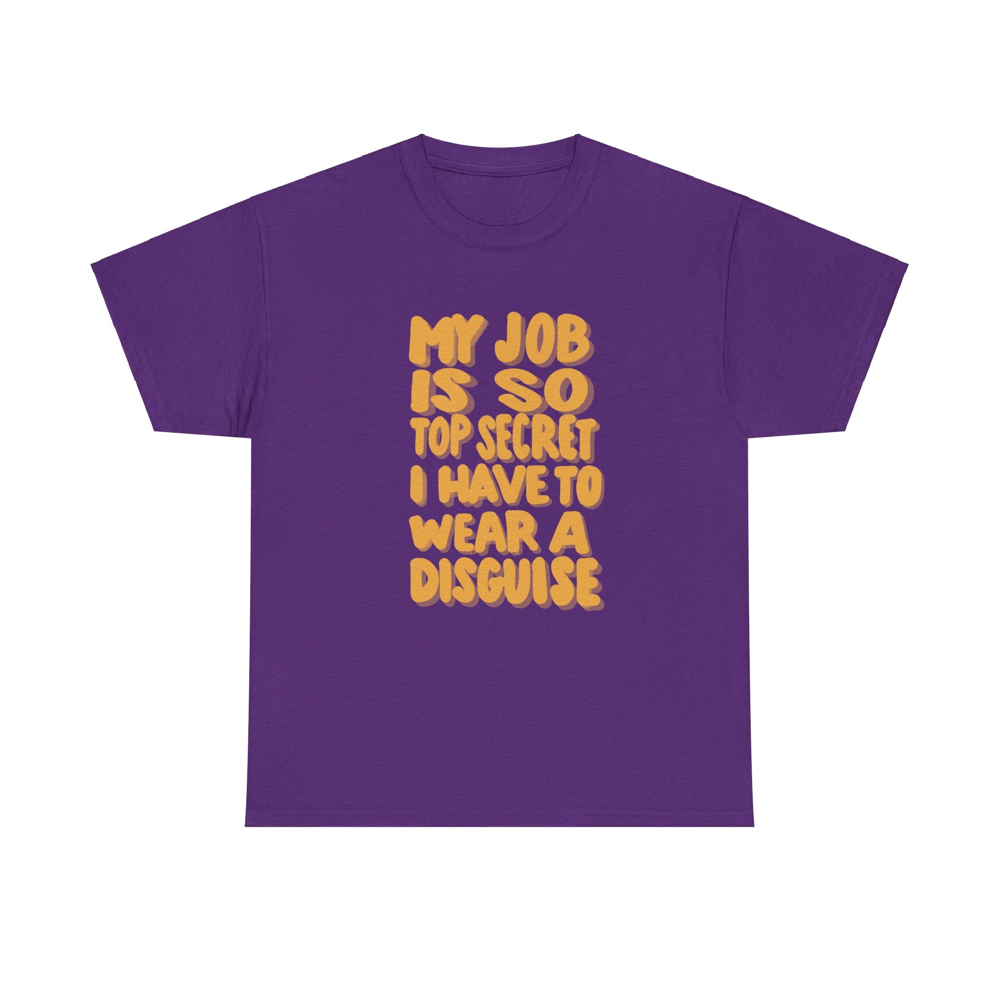 TOP SECRET JOB 3 Unisex Heavy Cotton Tee