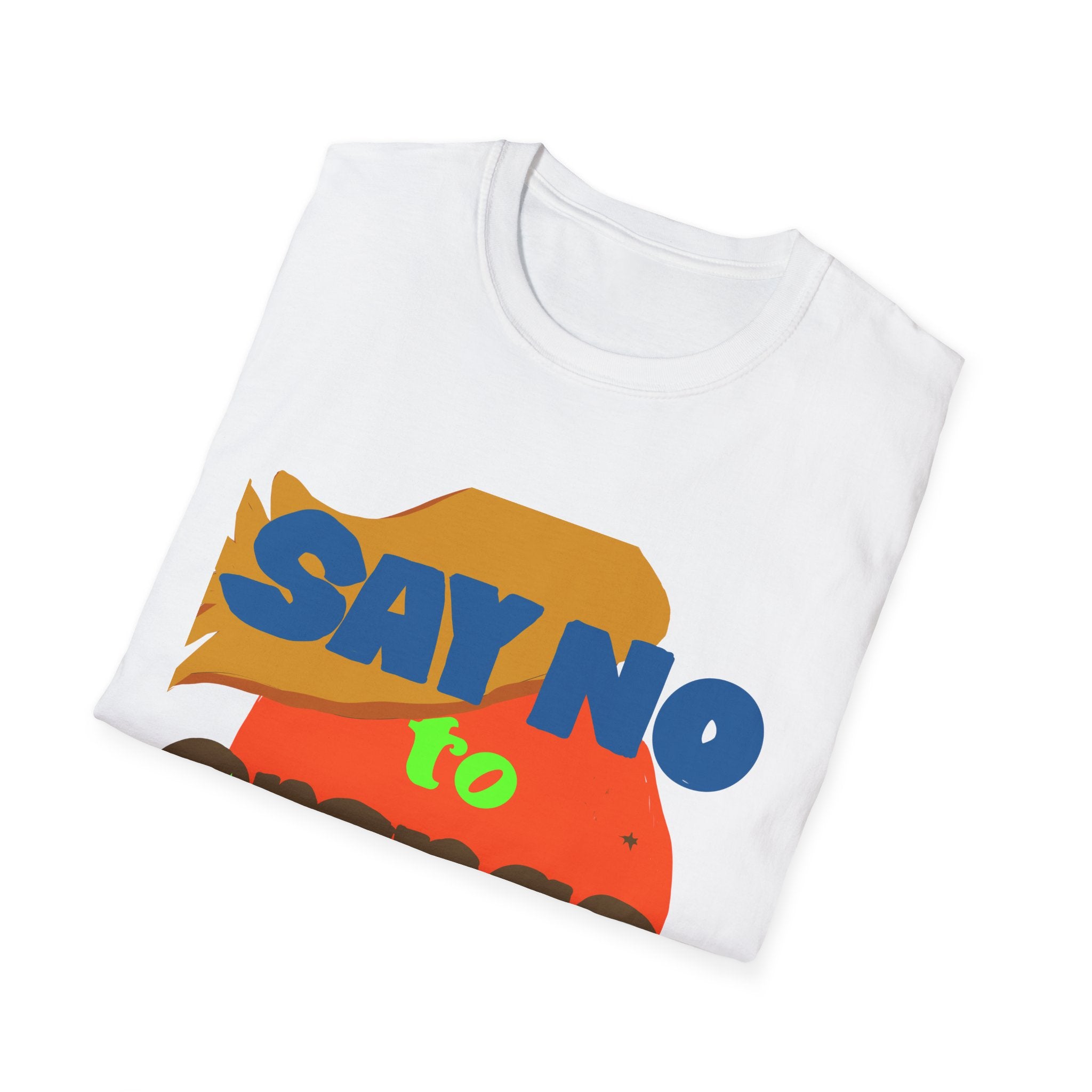 ORANGE FOOLIUS HAND-DRAWN TEE