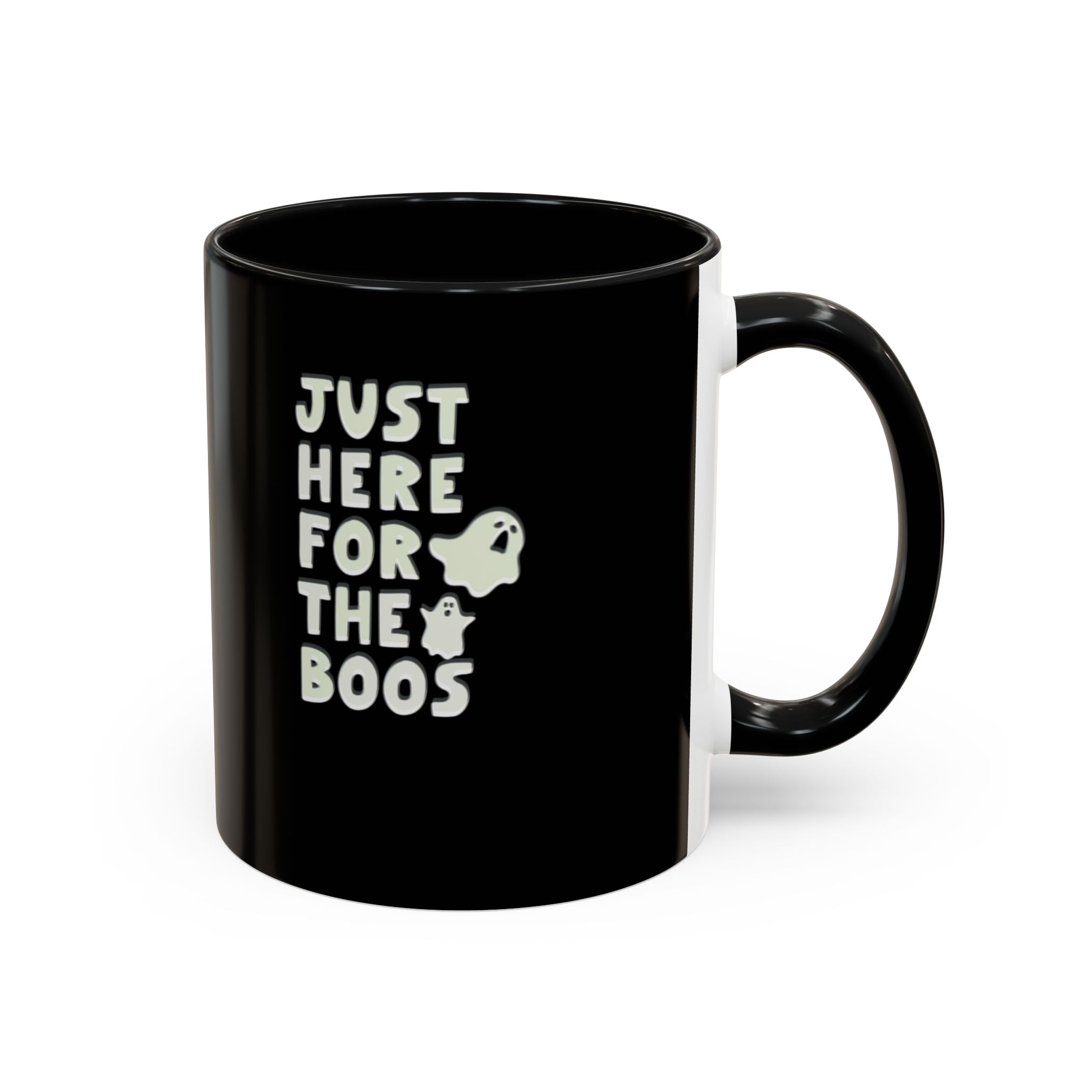 HERE FOR THE BOOS FUNNY HALLOWEEN 11 oz Coffee Mug
