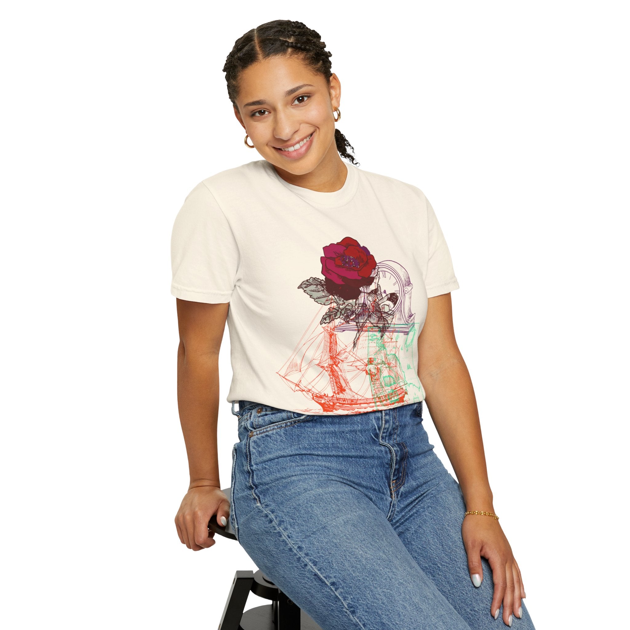 JOYFUL JOURNEY Unisex Garment-Dyed T-shirt