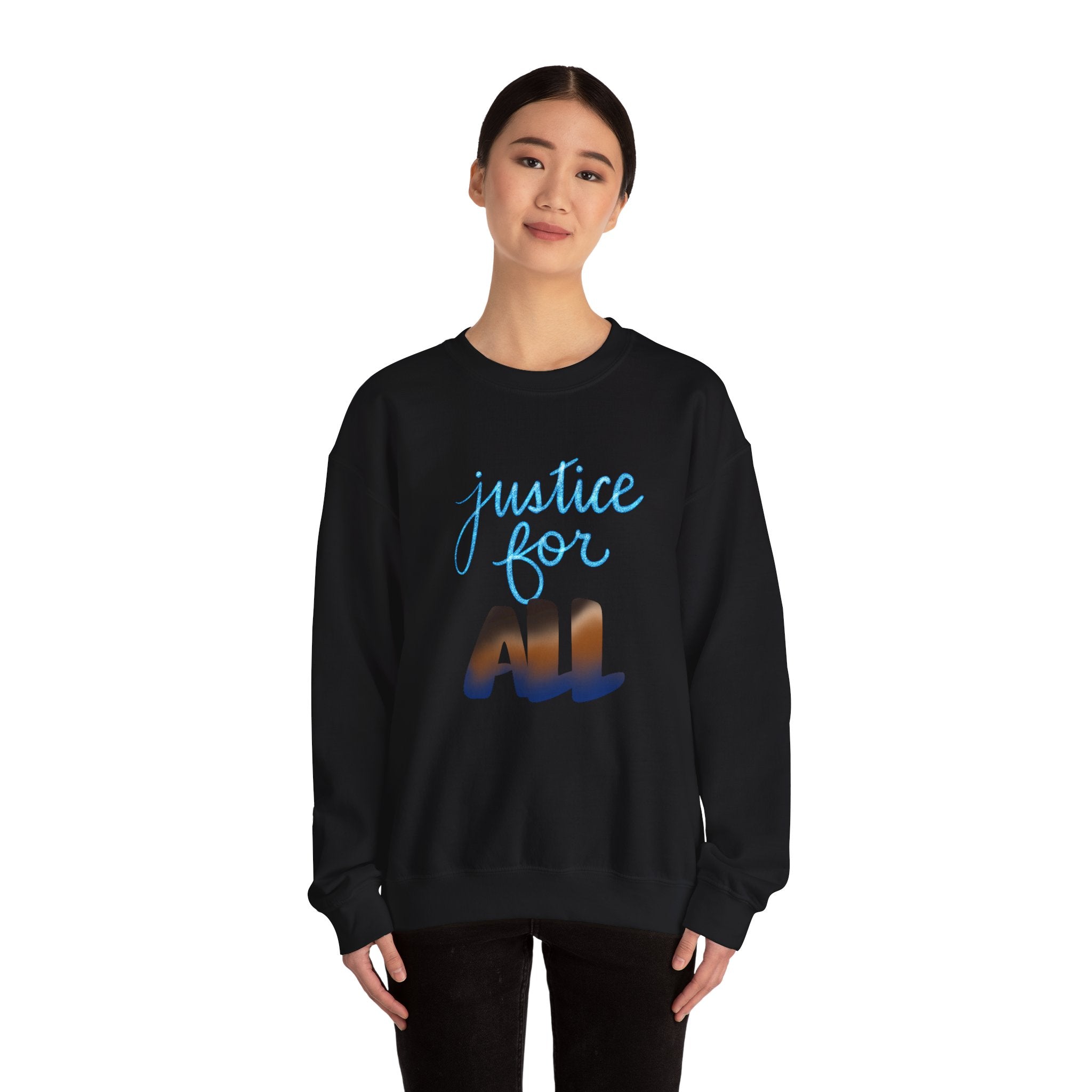 Justice for All Crewneck Sweatshirt | Unisex Heavy Blend Fashion Top