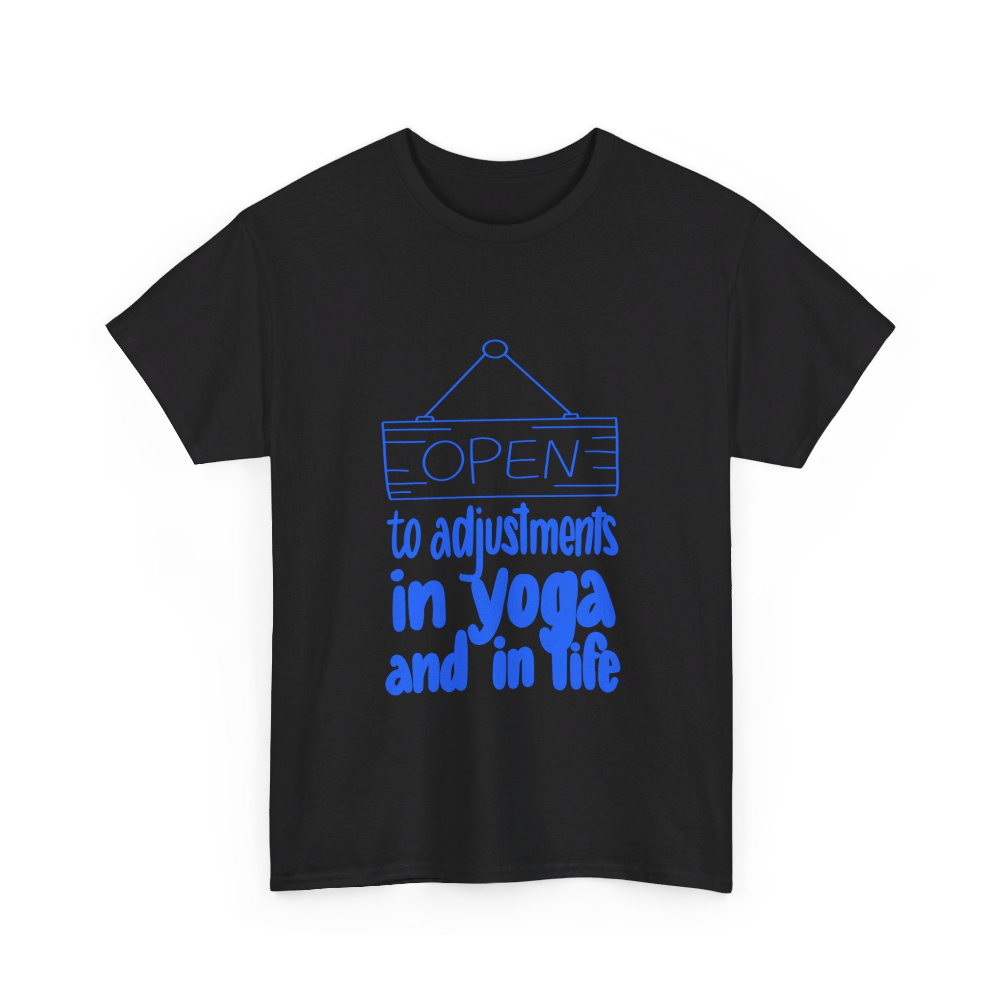 OPEN TO ADJUSTMENTS Unisex Heavy Cotton Tee