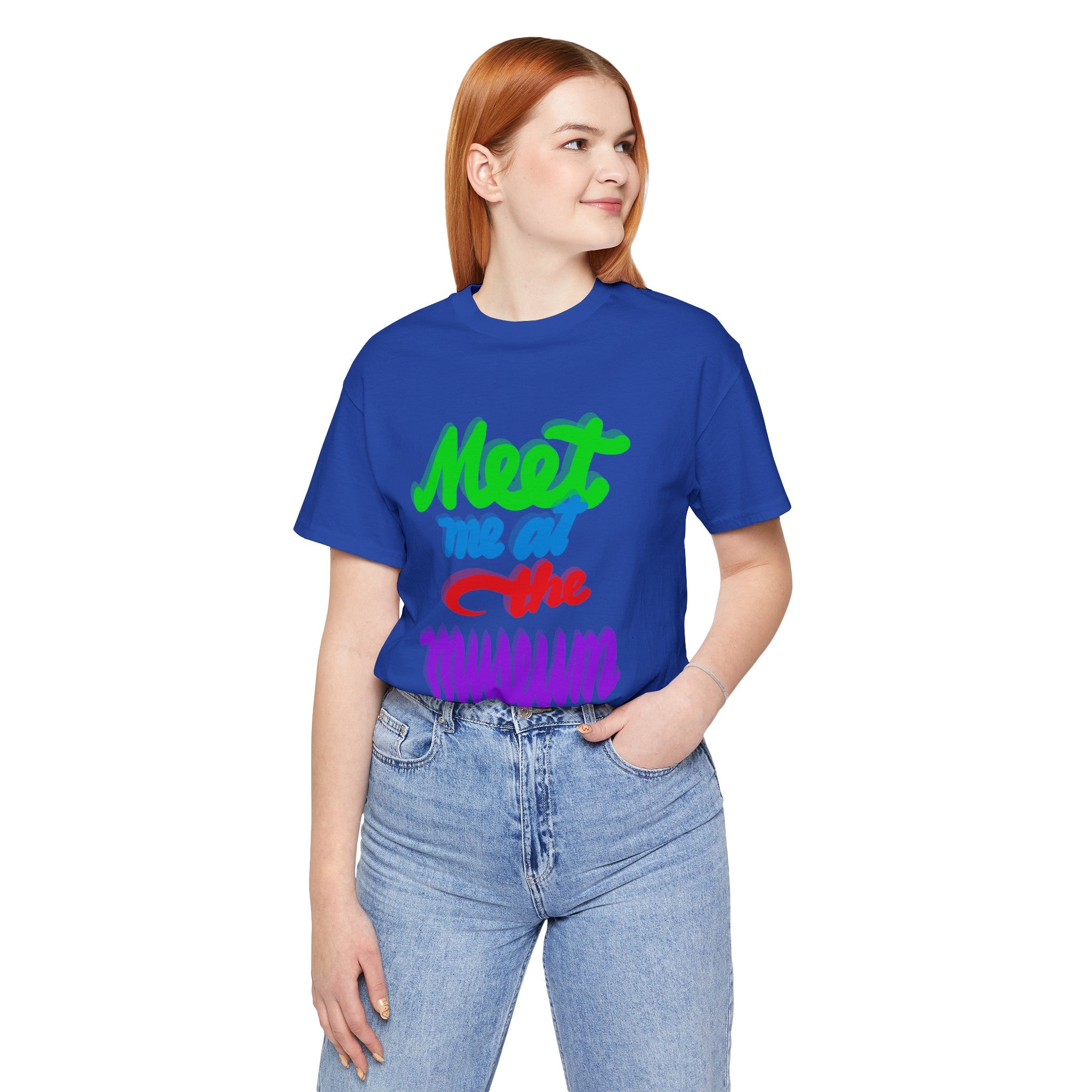 MEET ME AT THE MUSEUM Unisex Jersey Short Sleeve Tee