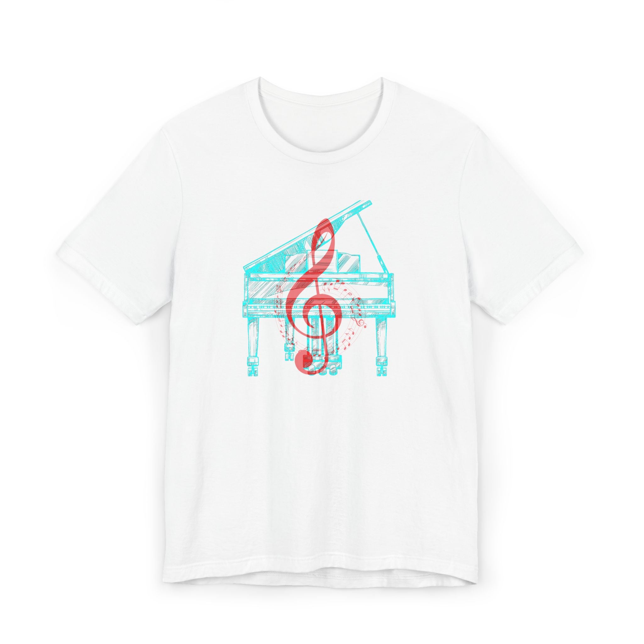 Upright Piano Jersey T-Shirt