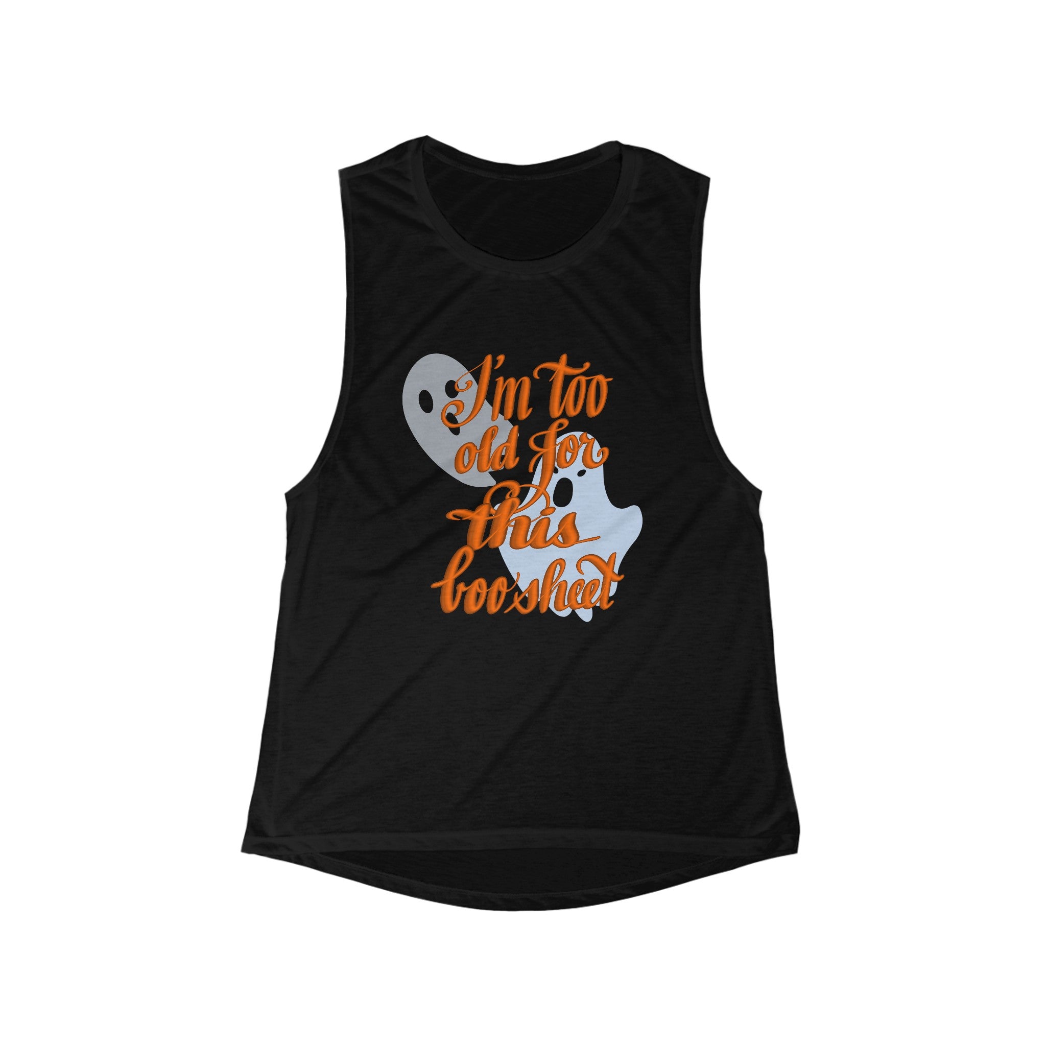 TOO OLD FOR THIS Women's Flowy Scoop Muscle Tank