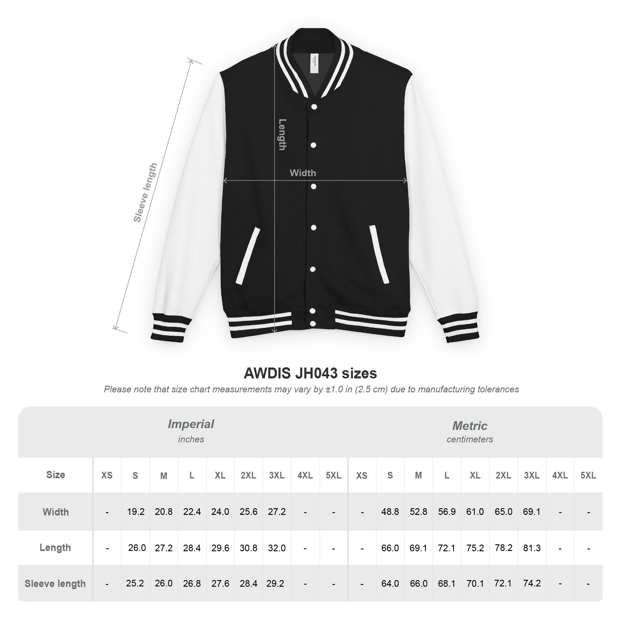 Unisex Heavyweight Letterman Jacket - Stylish Yoga Apparel for Comfortable Living