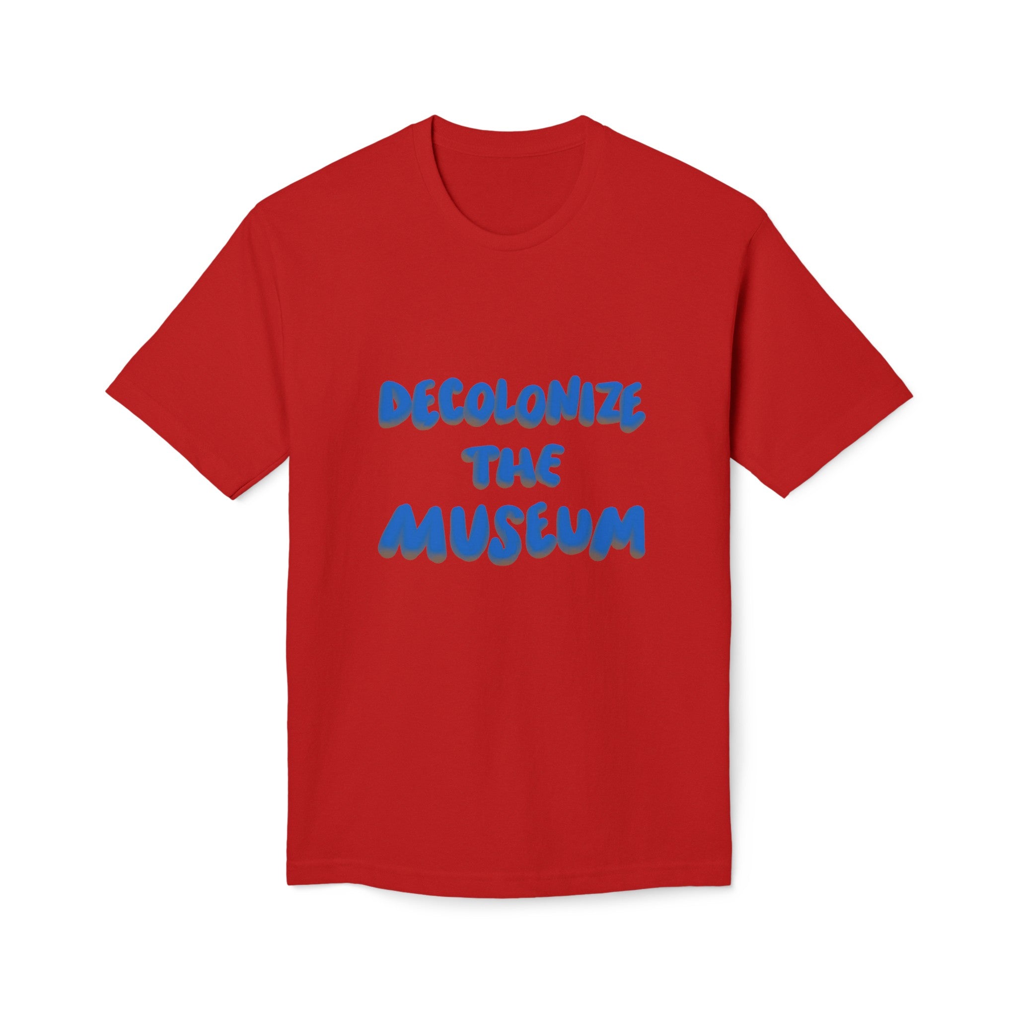 DECOLONIZE THE MUSEUM Unisex Midweight T-shirt, Made in US