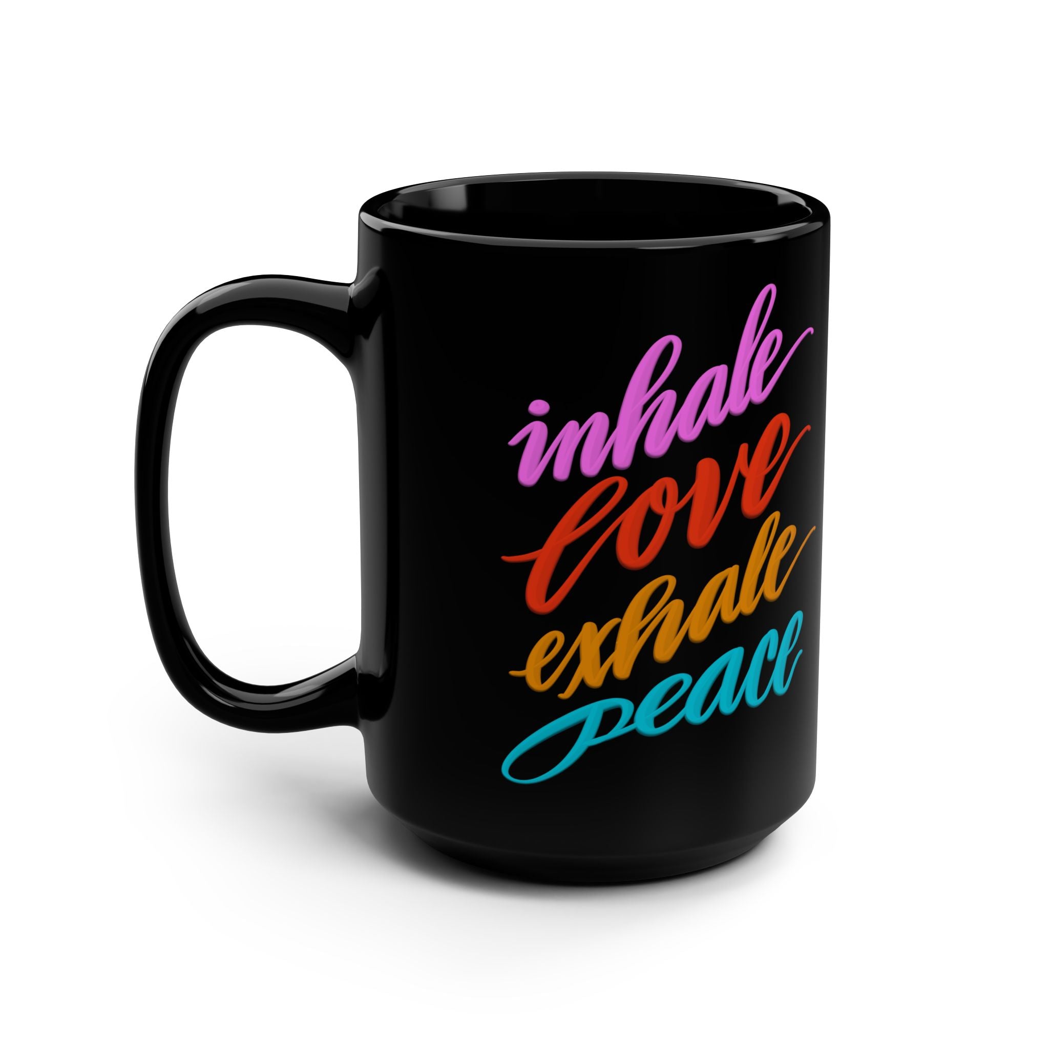 INHALE LOVE Mug, 15oz