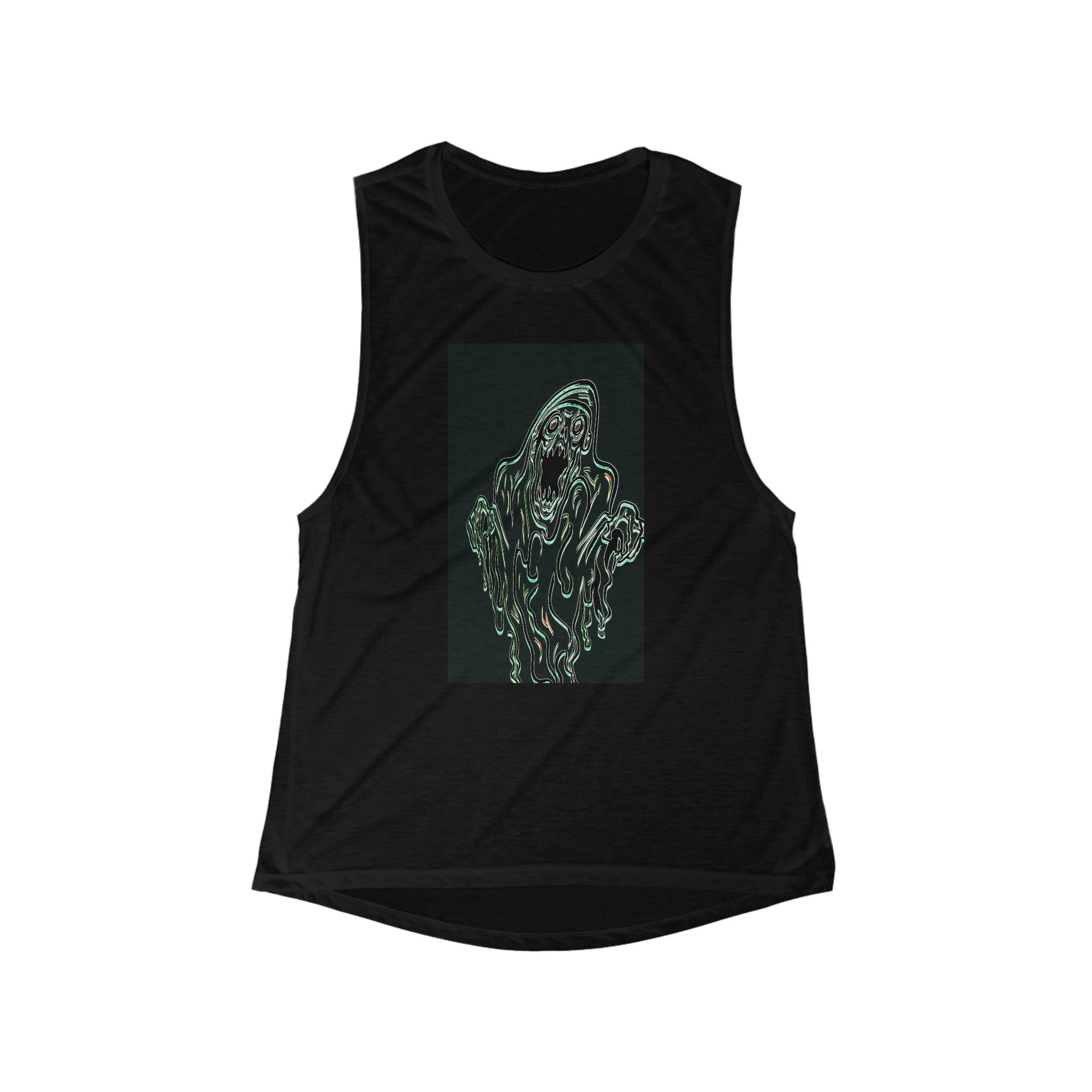 HEY GHOUL Women's Flowy Scoop Muscle Tank