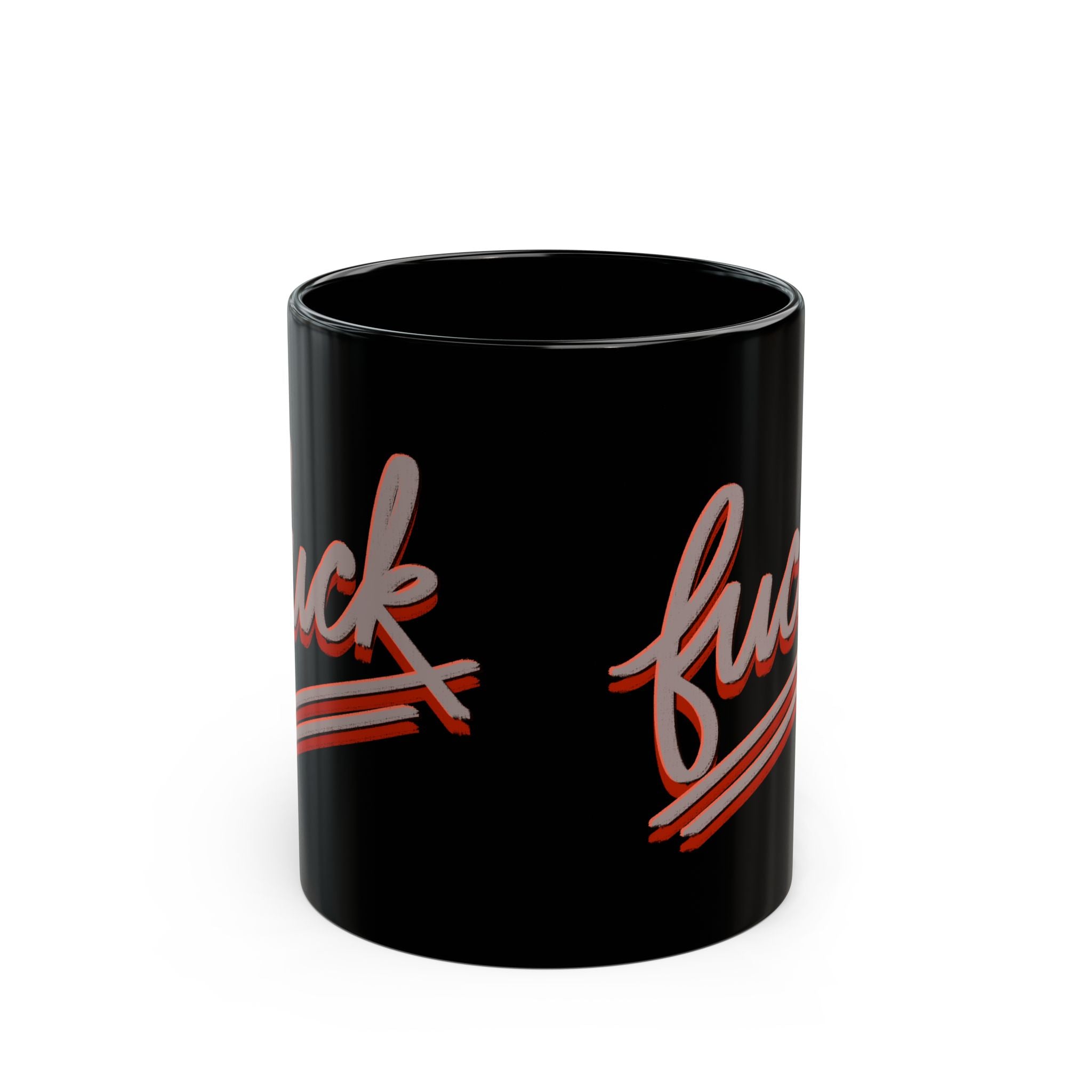 FUCK Black Mug (11oz)