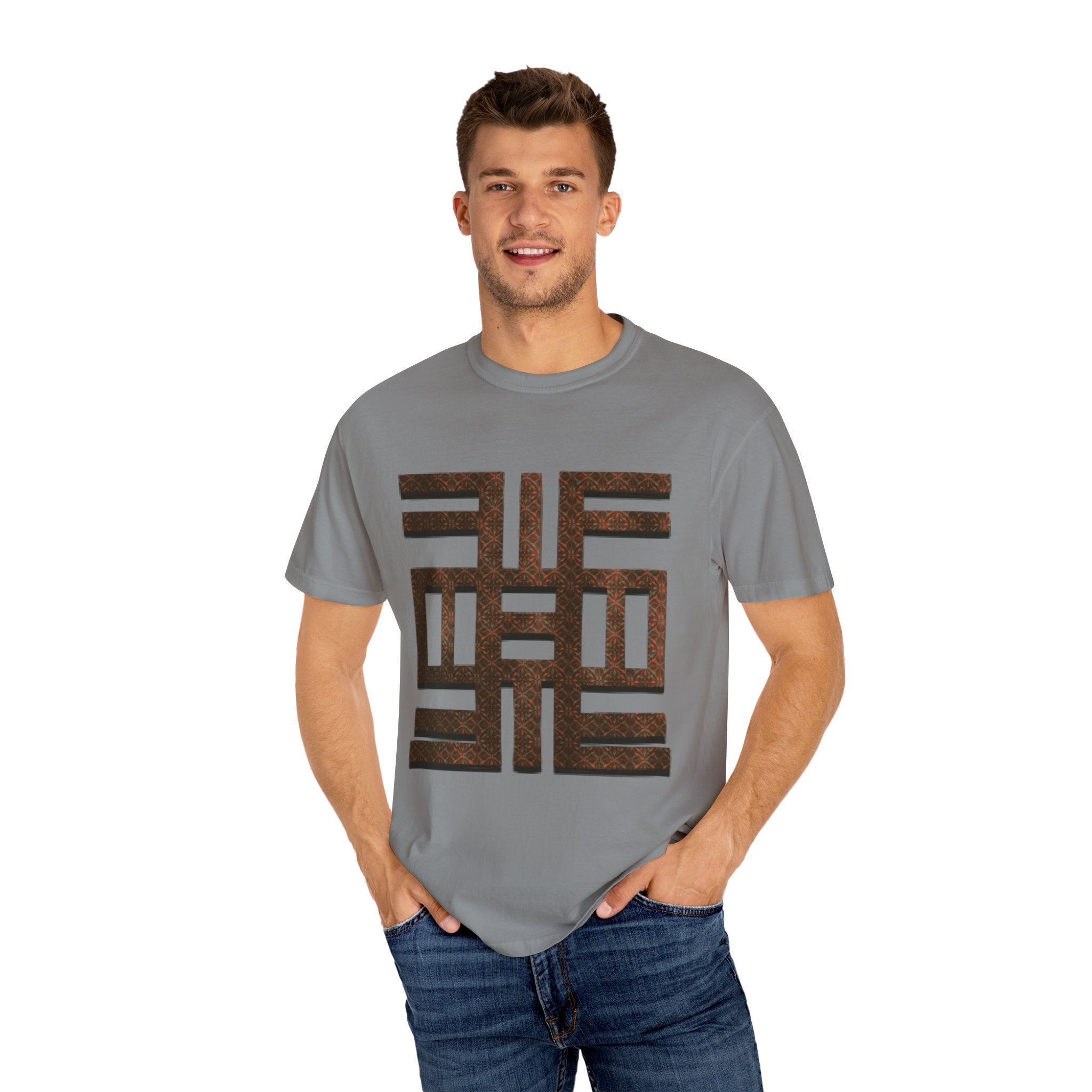 QUALITY: ADINKRA SYMBOL Unisex Garment-Dyed T-shirt