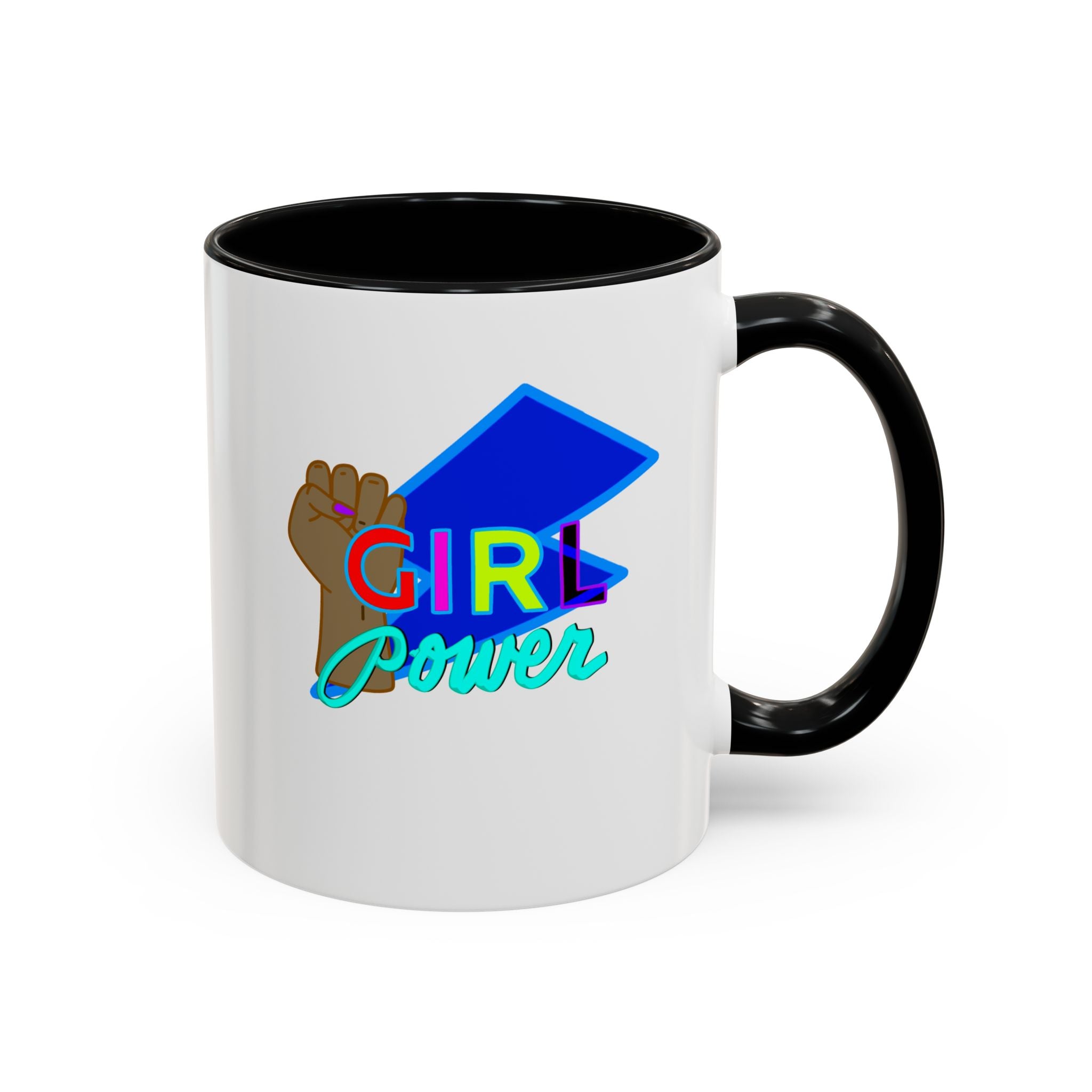 GIRL POWER Accent Coffee Mug (11 oz)