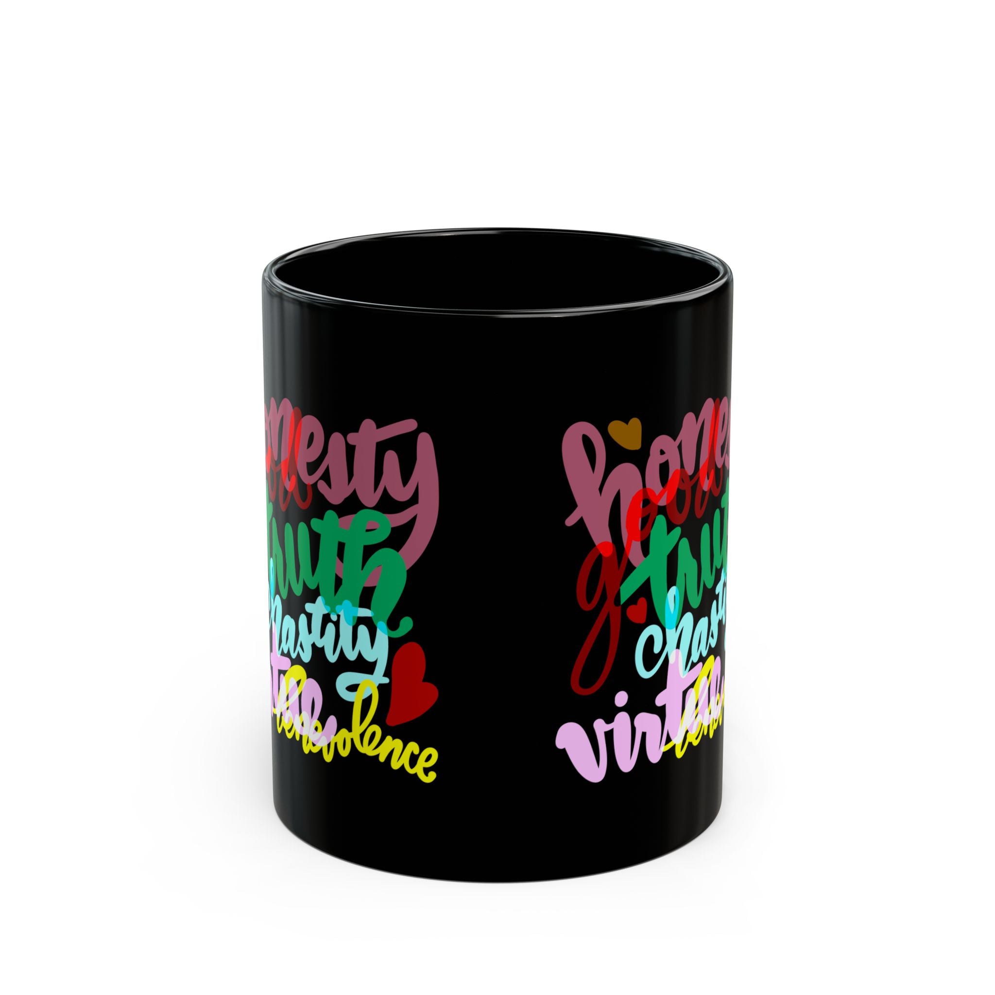 MORMON ARTICLE OF FAITH Black Mug (11oz)