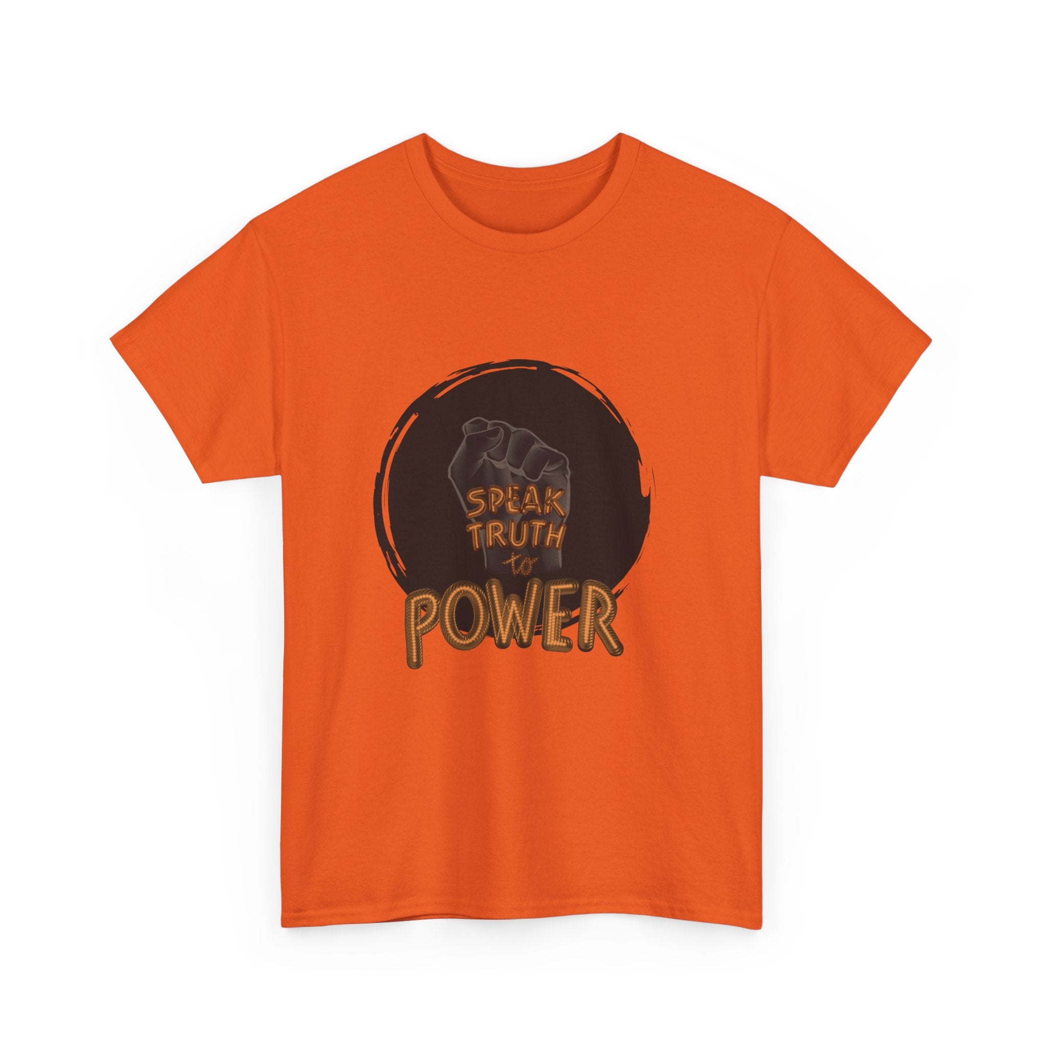 SPEAK TRUTH TO POWER Unisex Heavy Cotton Tee