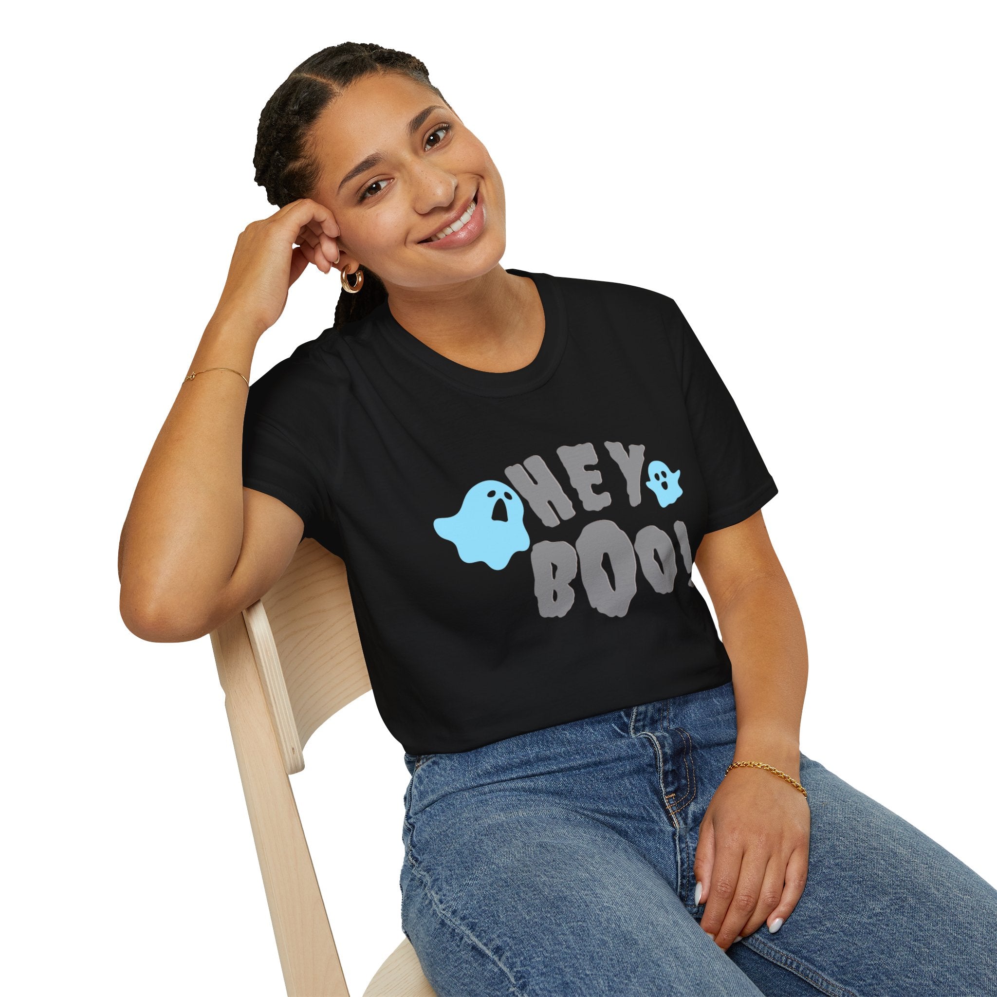 HEY BOO HALLOWEEN Softstyle T-Shirt