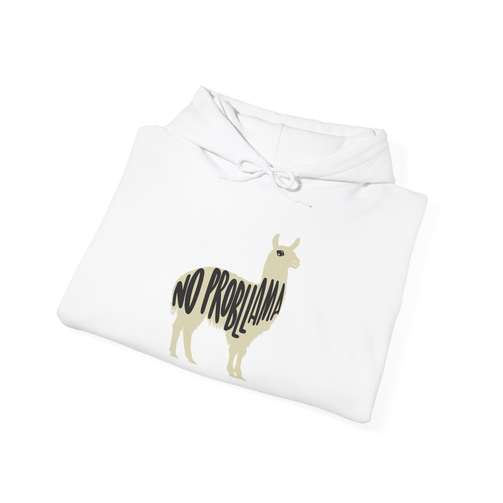 No Prob-Llama Unisex Hoodie - Cozy Heavy Blend Sweatshirt for Animal Lovers
