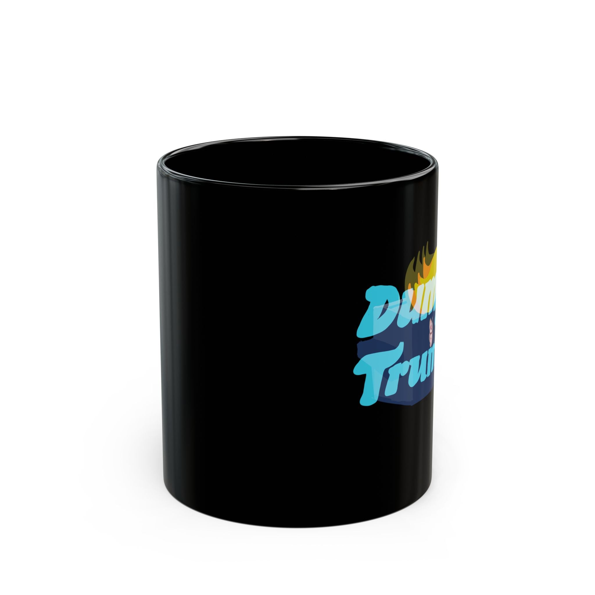 DRUMP TRUMP Black Mug (11oz)