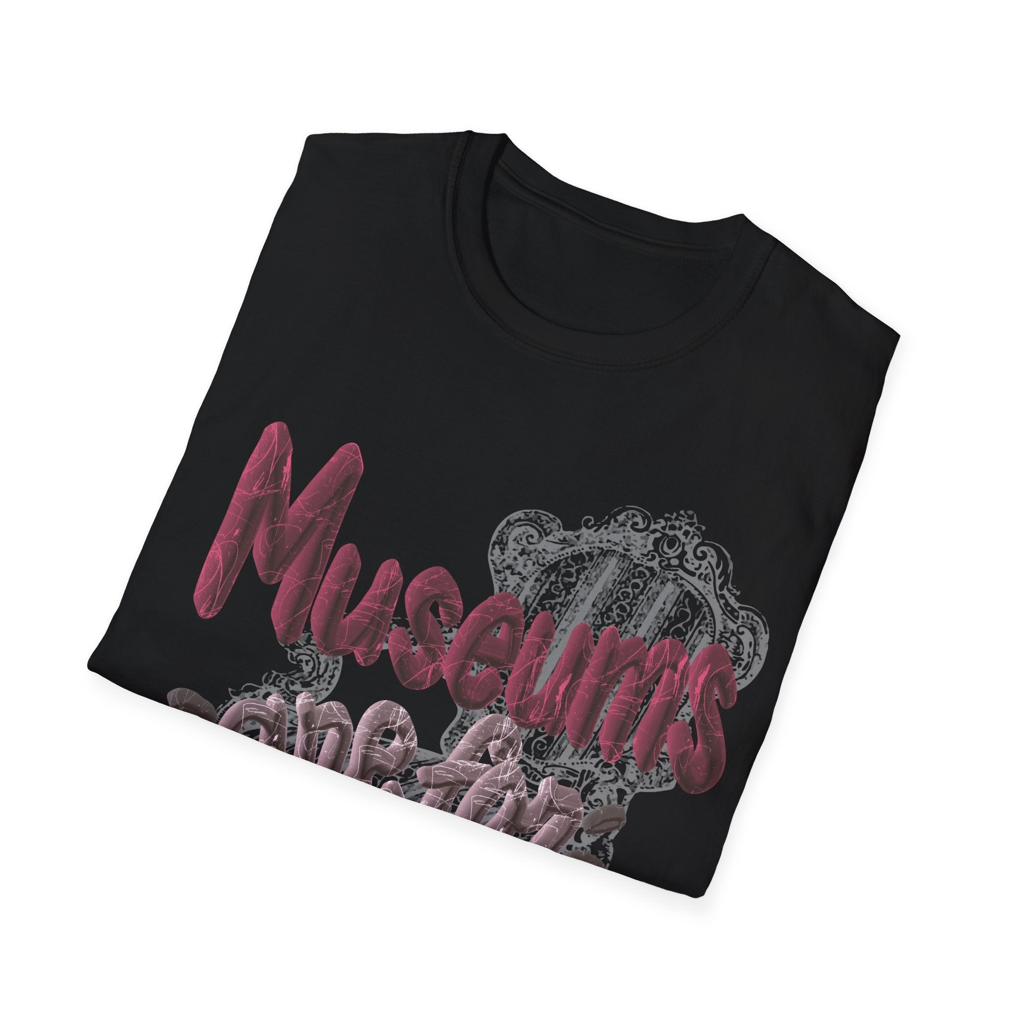 MUSEUMS ARE FOR EVERYONE W CHAIR Unisex Softstyle T-Shirt