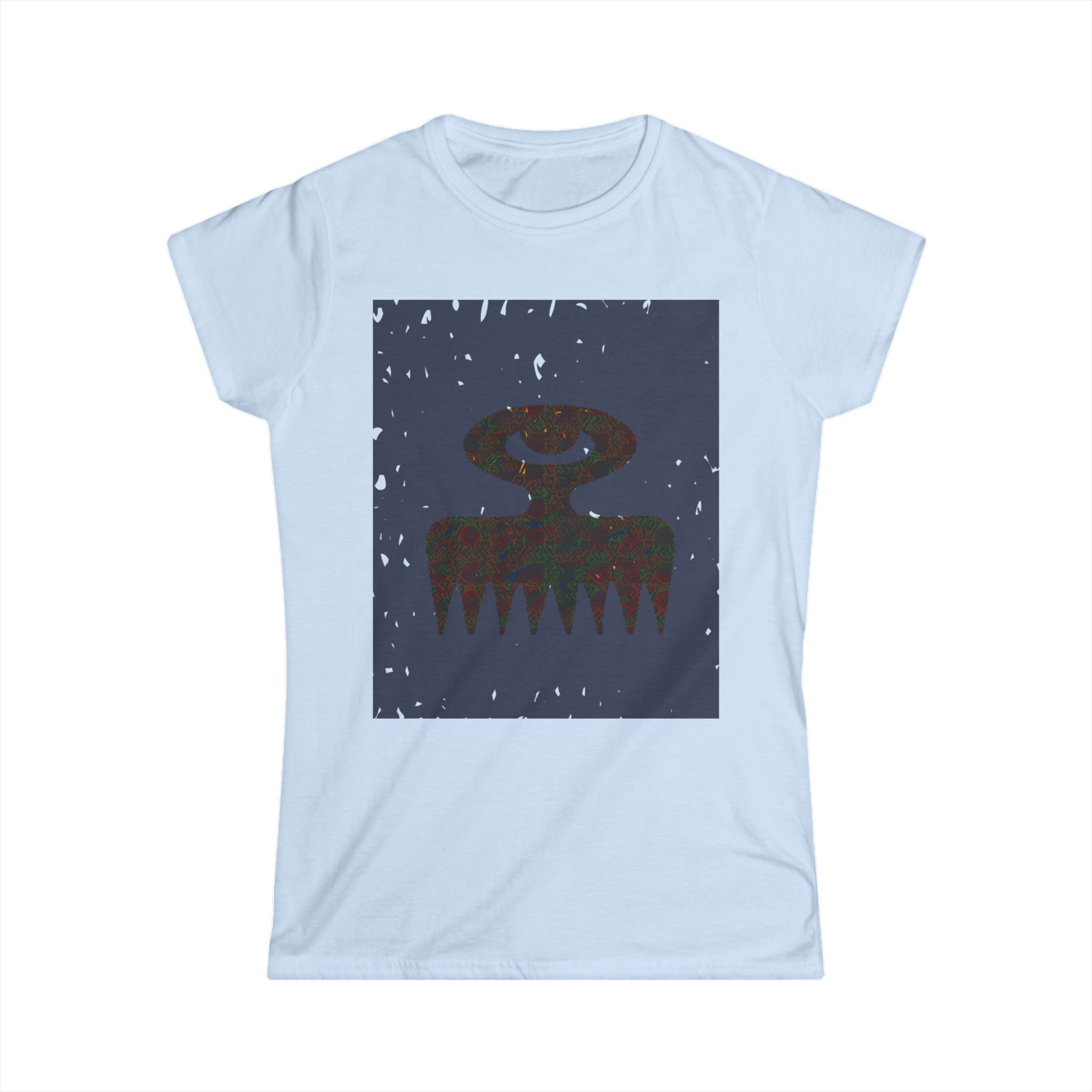 BEAUTY_ ADINKRA SYMBOL Women's Softstyle Tee