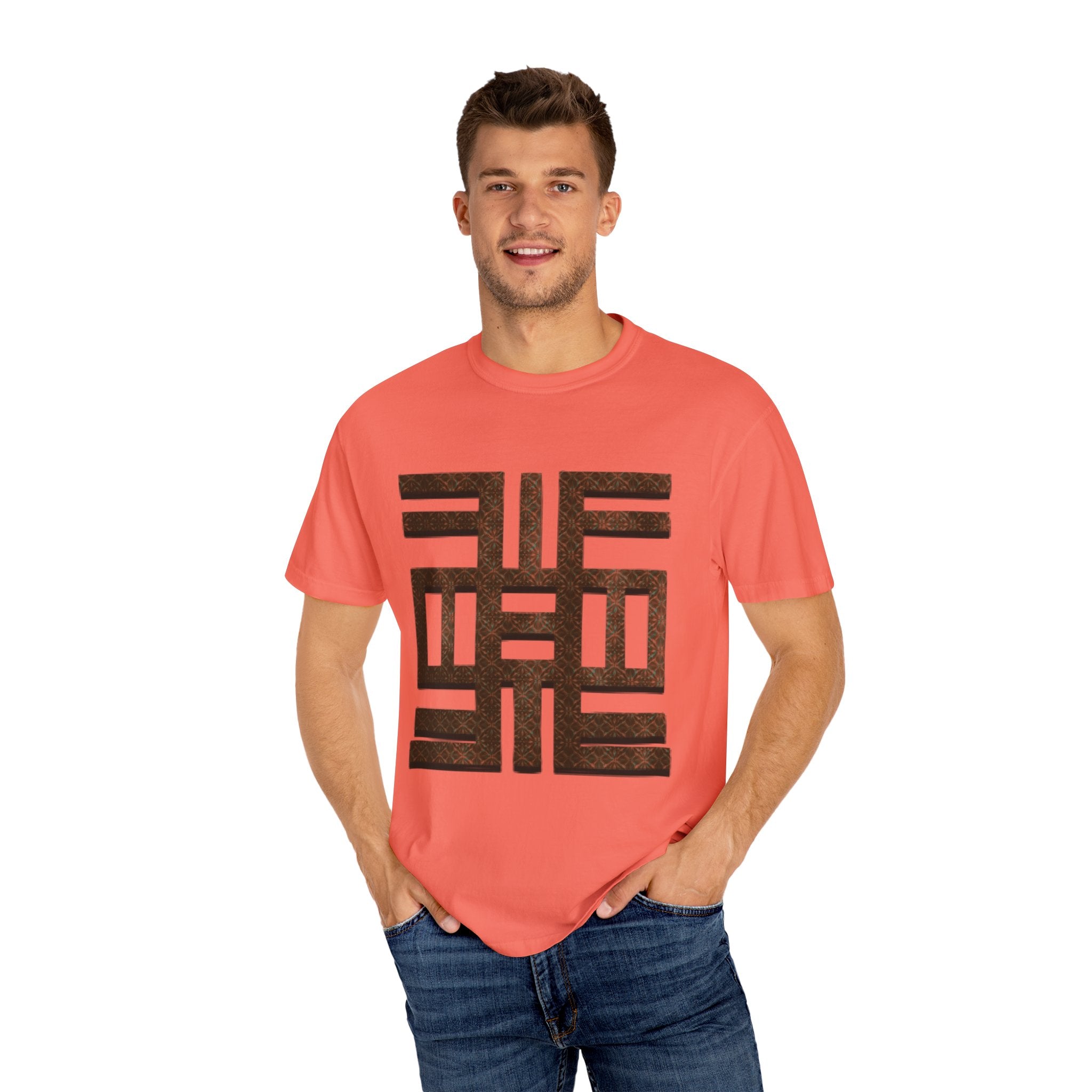 QUALITY: ADINKRA SYMBOL Unisex Garment-Dyed T-shirt