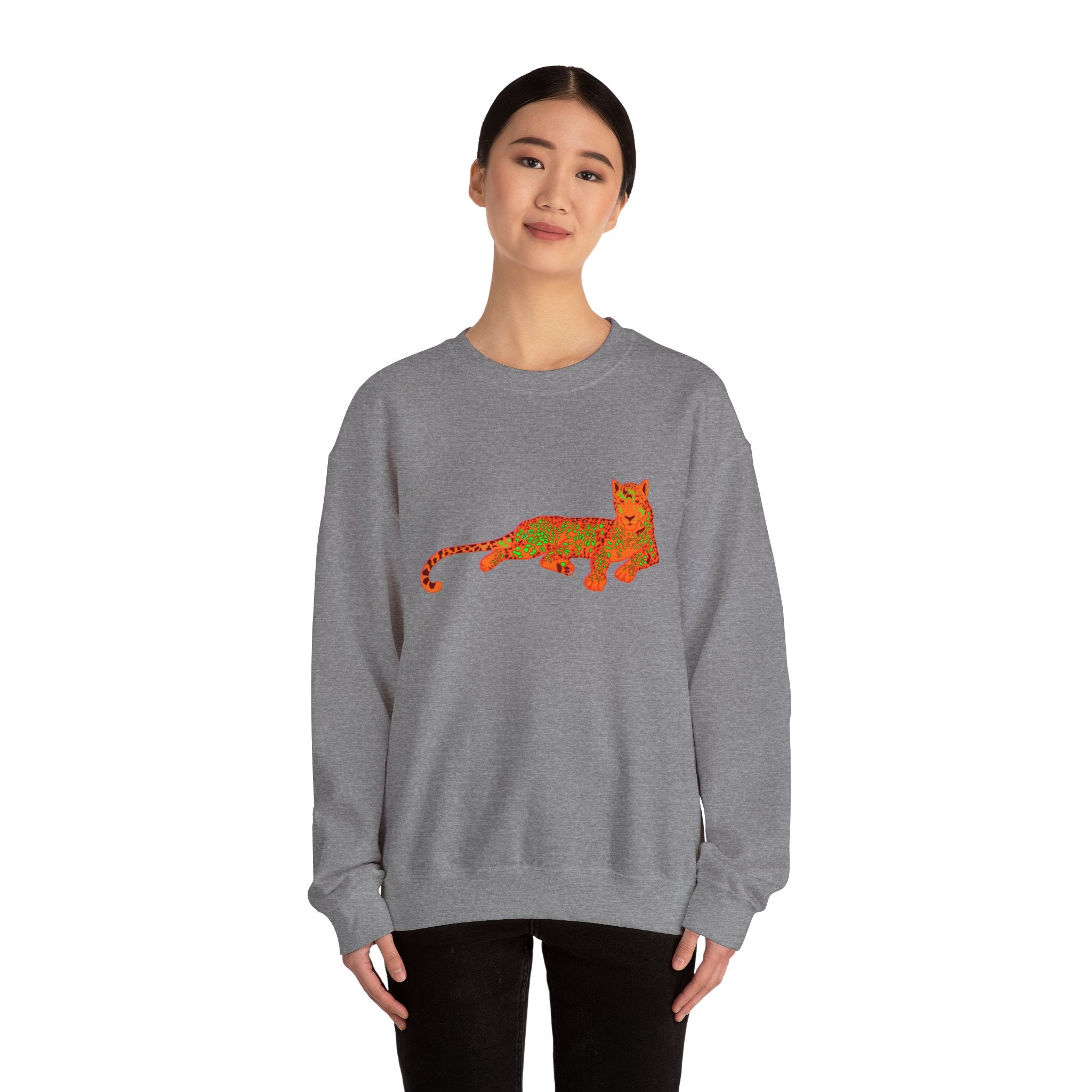 Colorful Leopard Crewneck Sweatshirt