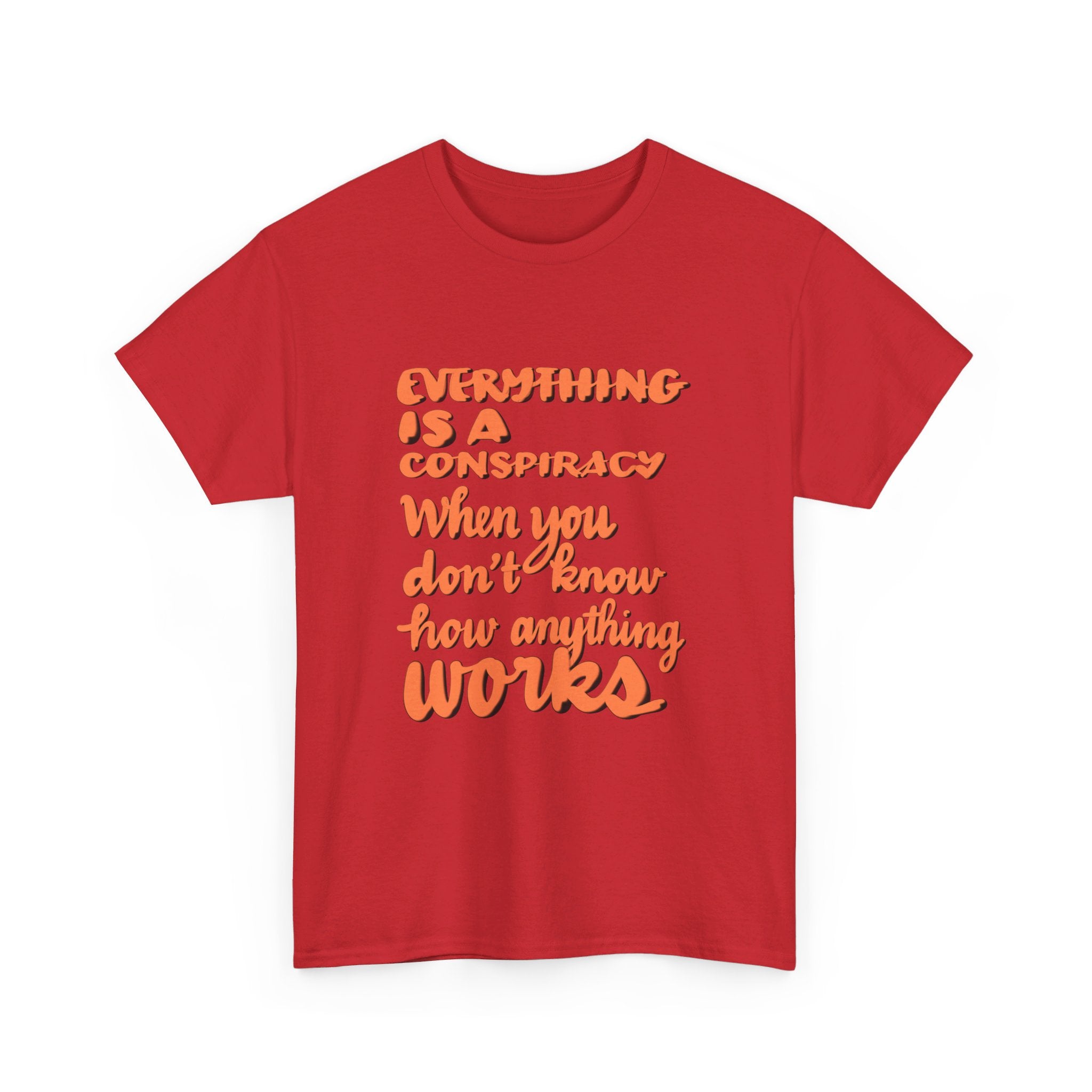 CONSPIRACIES Unisex Heavy Cotton Tee
