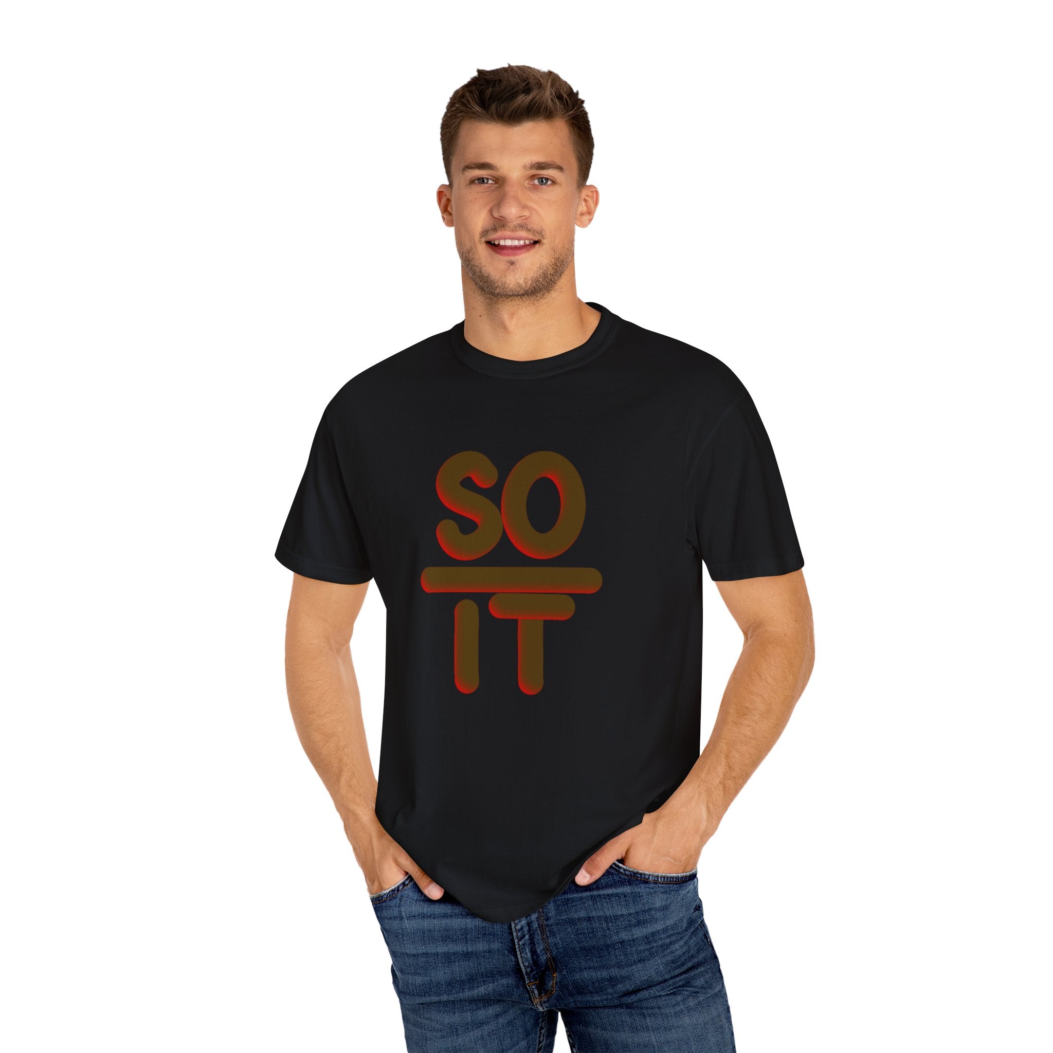 SO OVER IT Unisex Garment-Dyed T-shirt