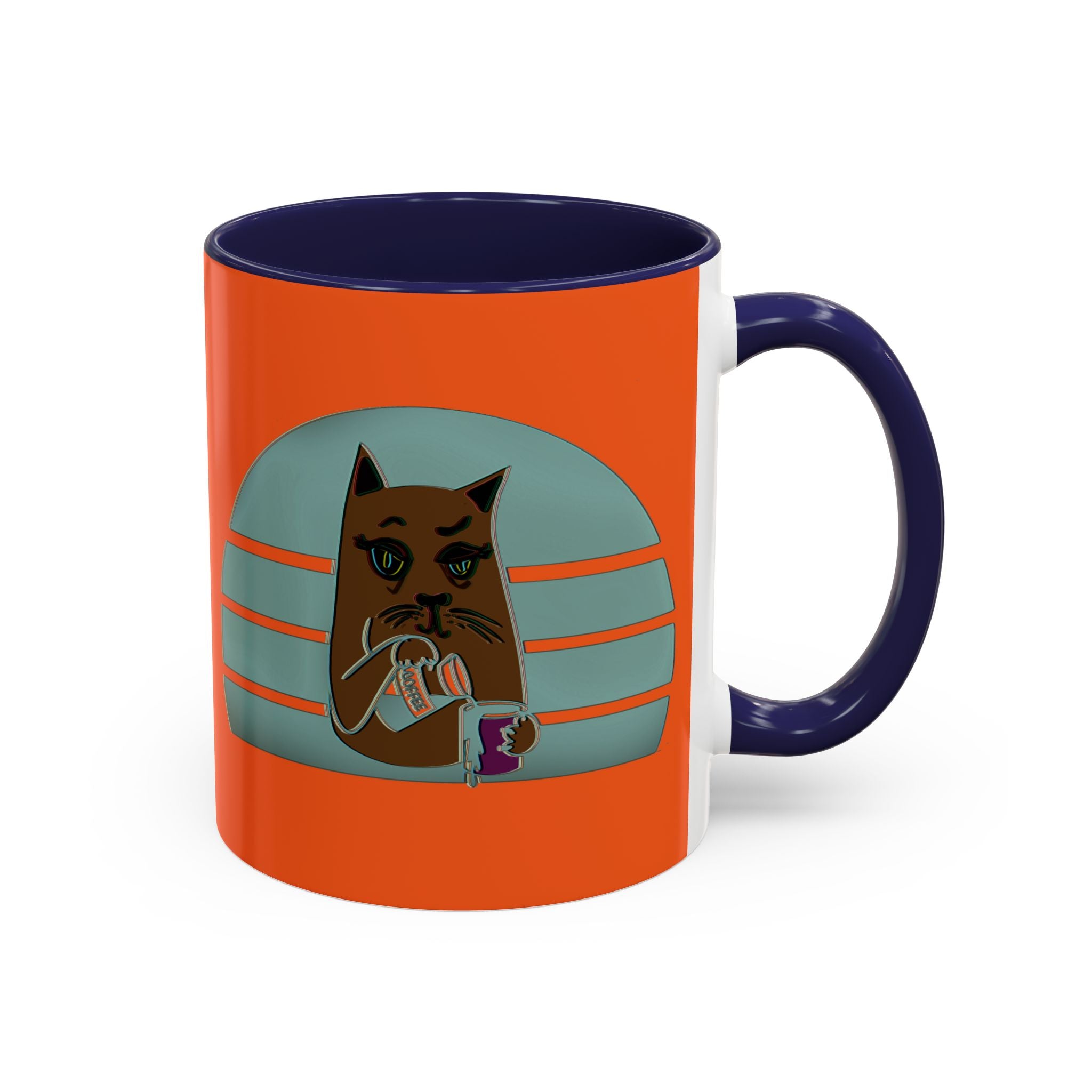 Mug - MEH Cat Accent Mug 11 oz - Funny Beverage