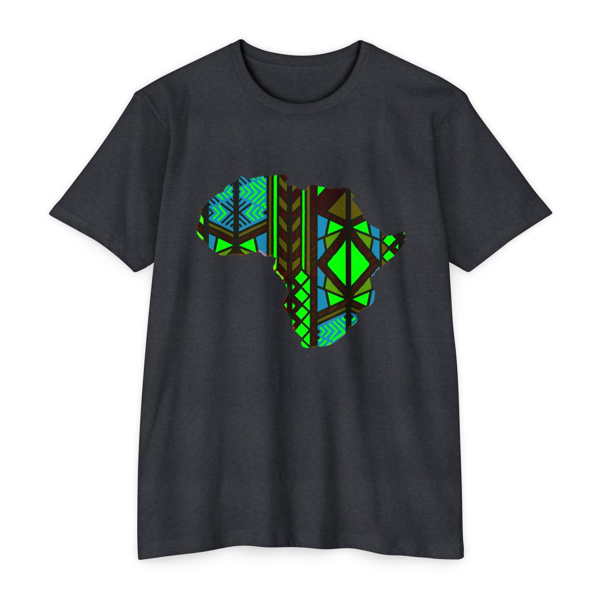 Vibrant African Map Unisex T-Shirt - Celebrate Culture and Heritage