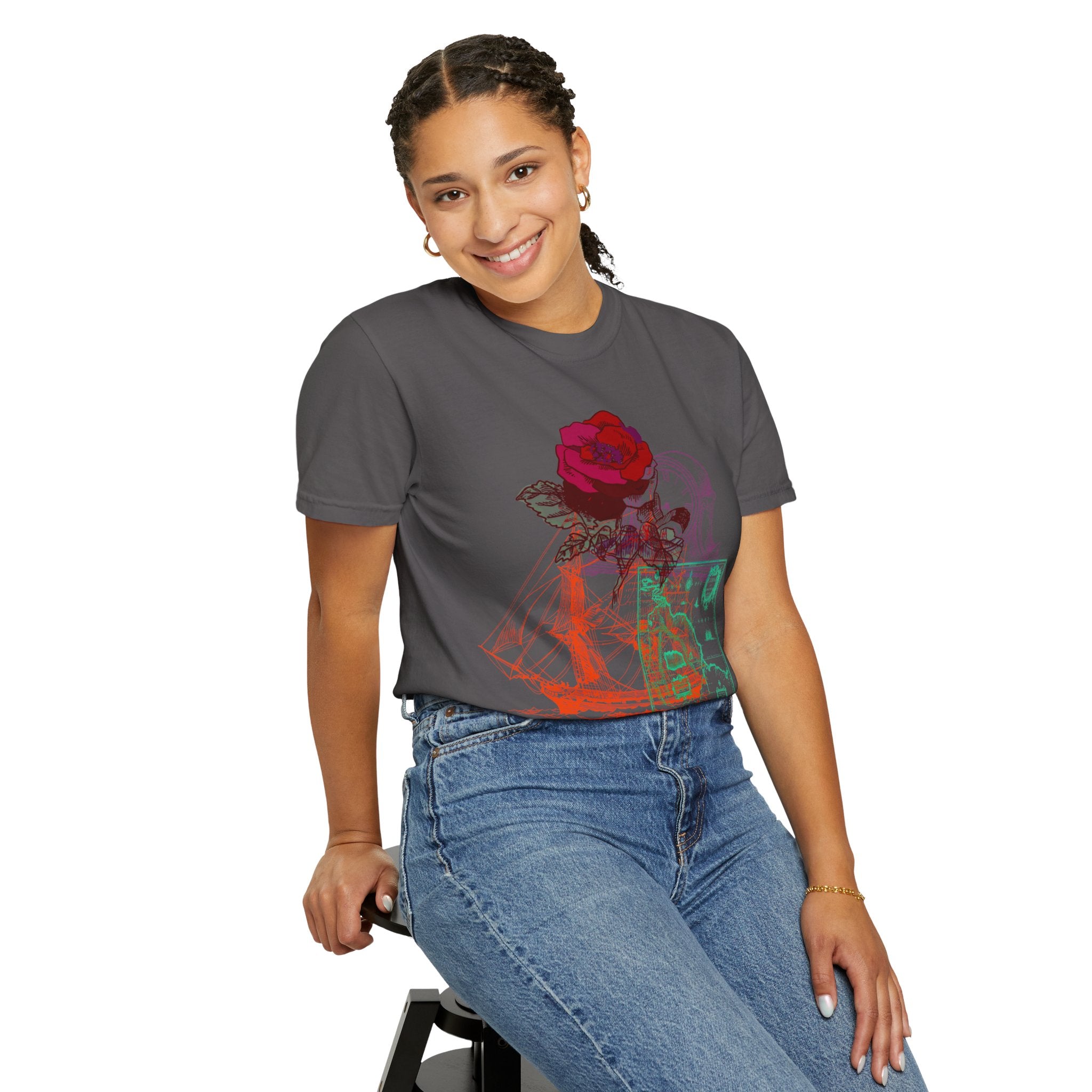 JOYFUL JOURNEY Unisex Garment-Dyed T-shirt