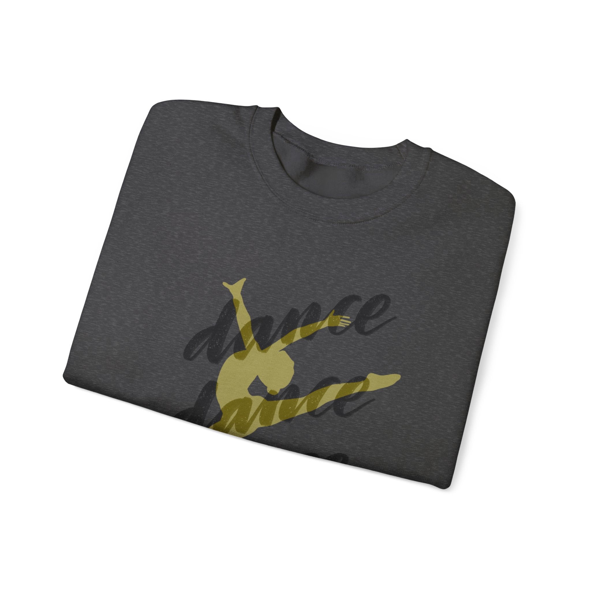 Dance Jump Crewneck Sweatshirt — Golden Silhouette