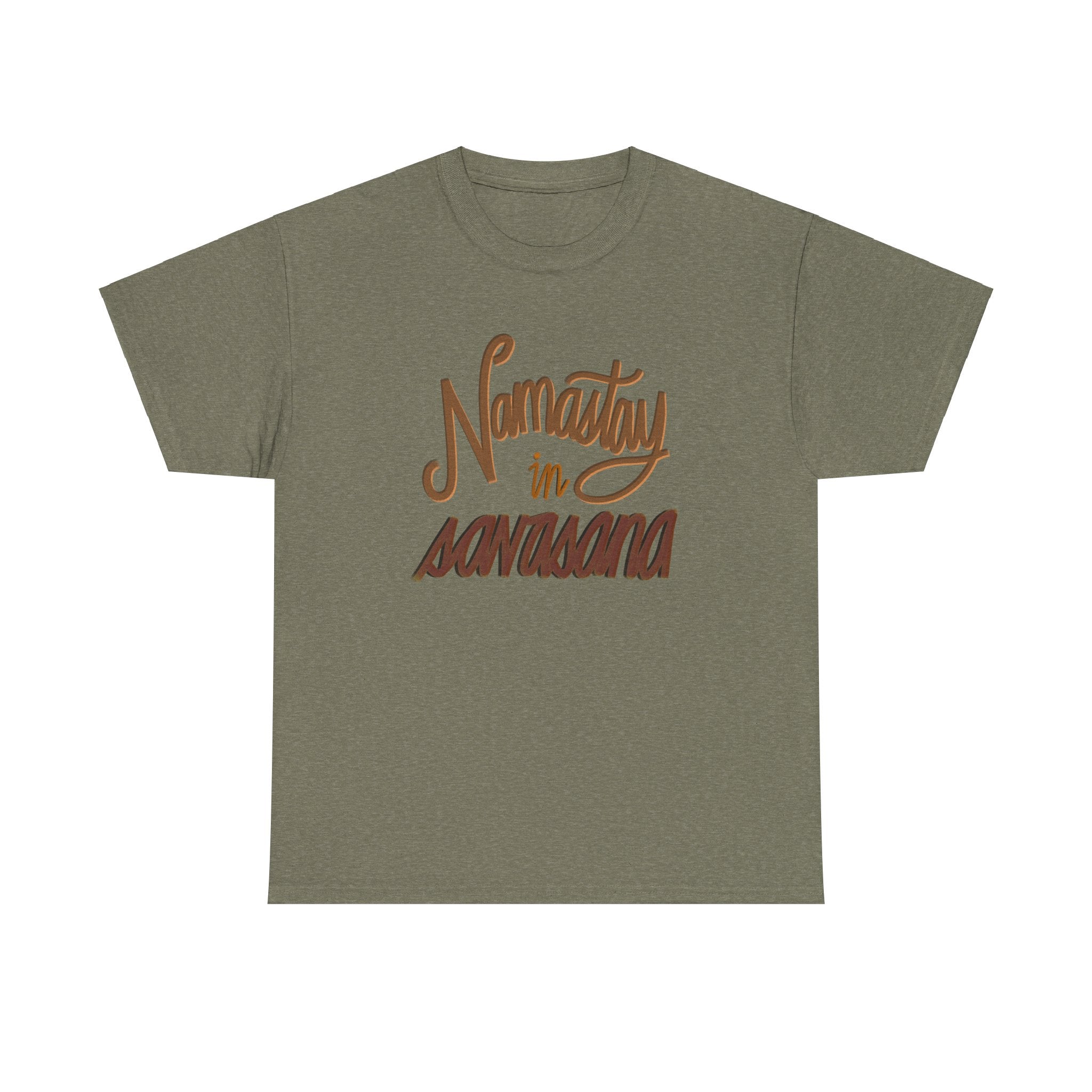 NAMASTAY IN SAVASANA Unisex Heavy Cotton Tee