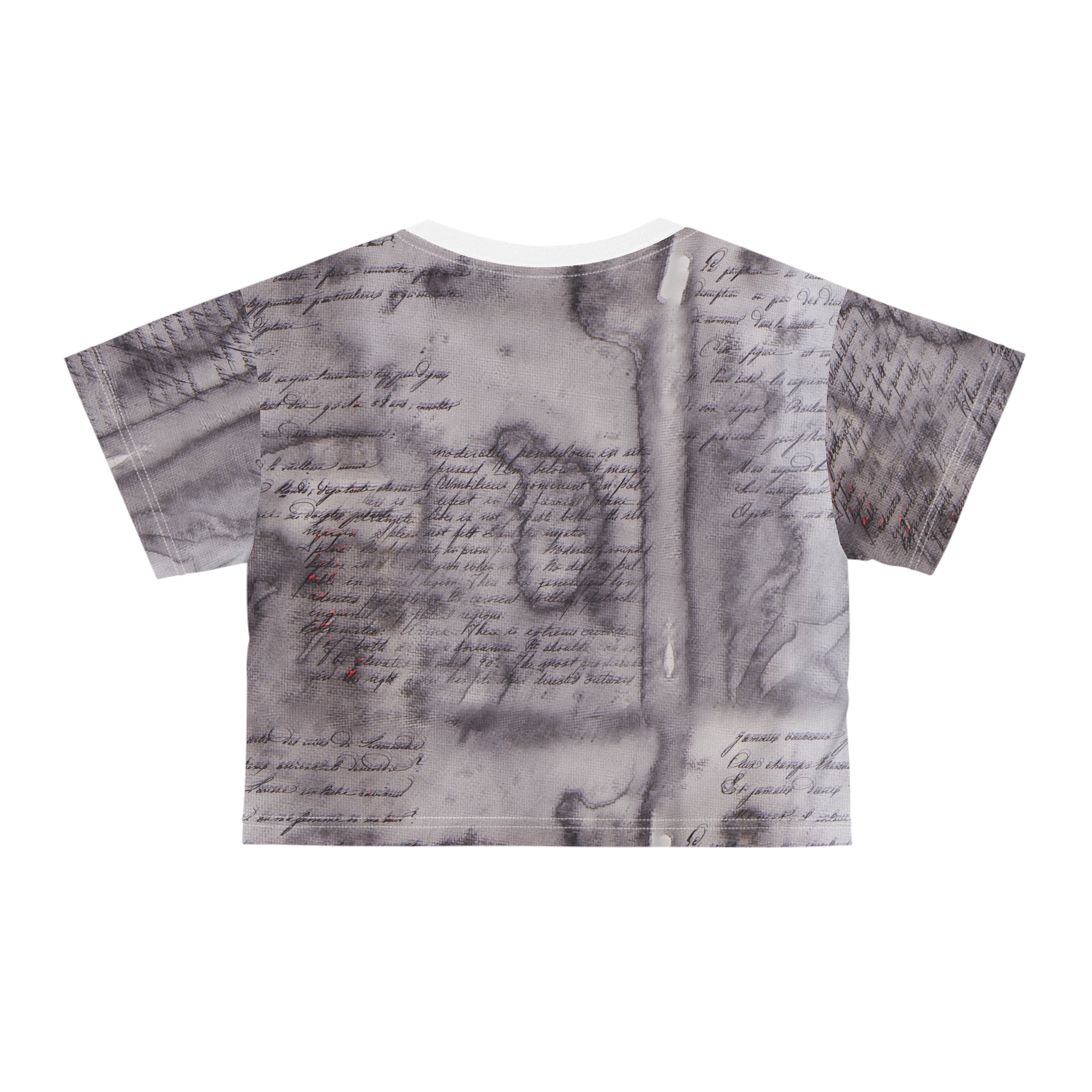 Vintage Script Crop Tee - Stylish and Comfortable for Everyday Wear