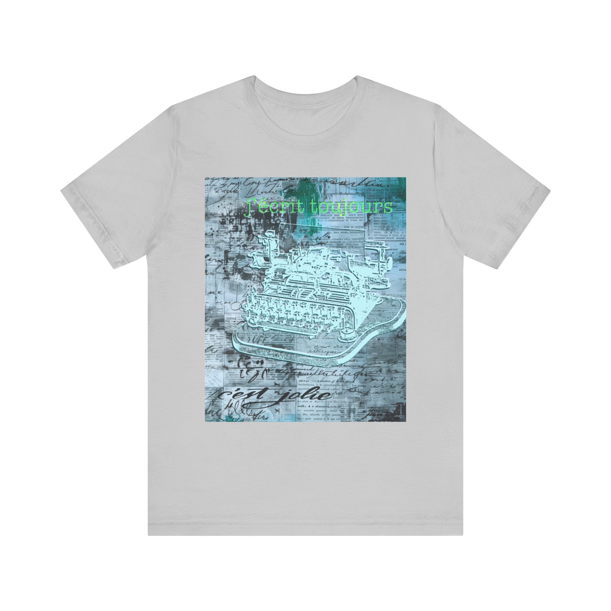 Vintage Typewriter Unisex Short Sleeve Tee - Perfect for Writers & Retro Lovers