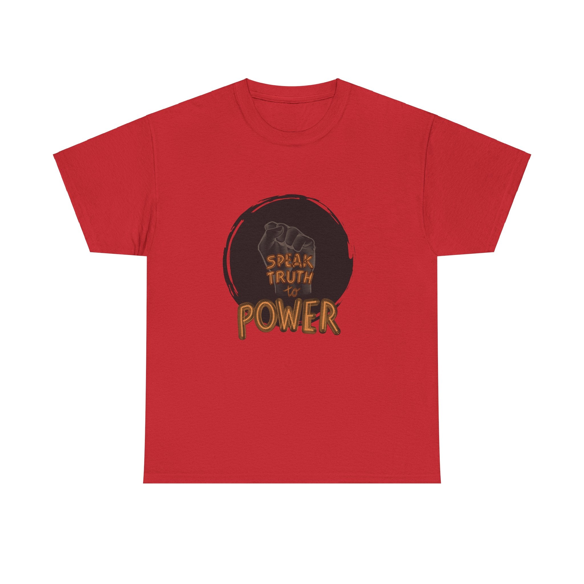 SPEAK TRUTH TO POWER Unisex Heavy Cotton Tee